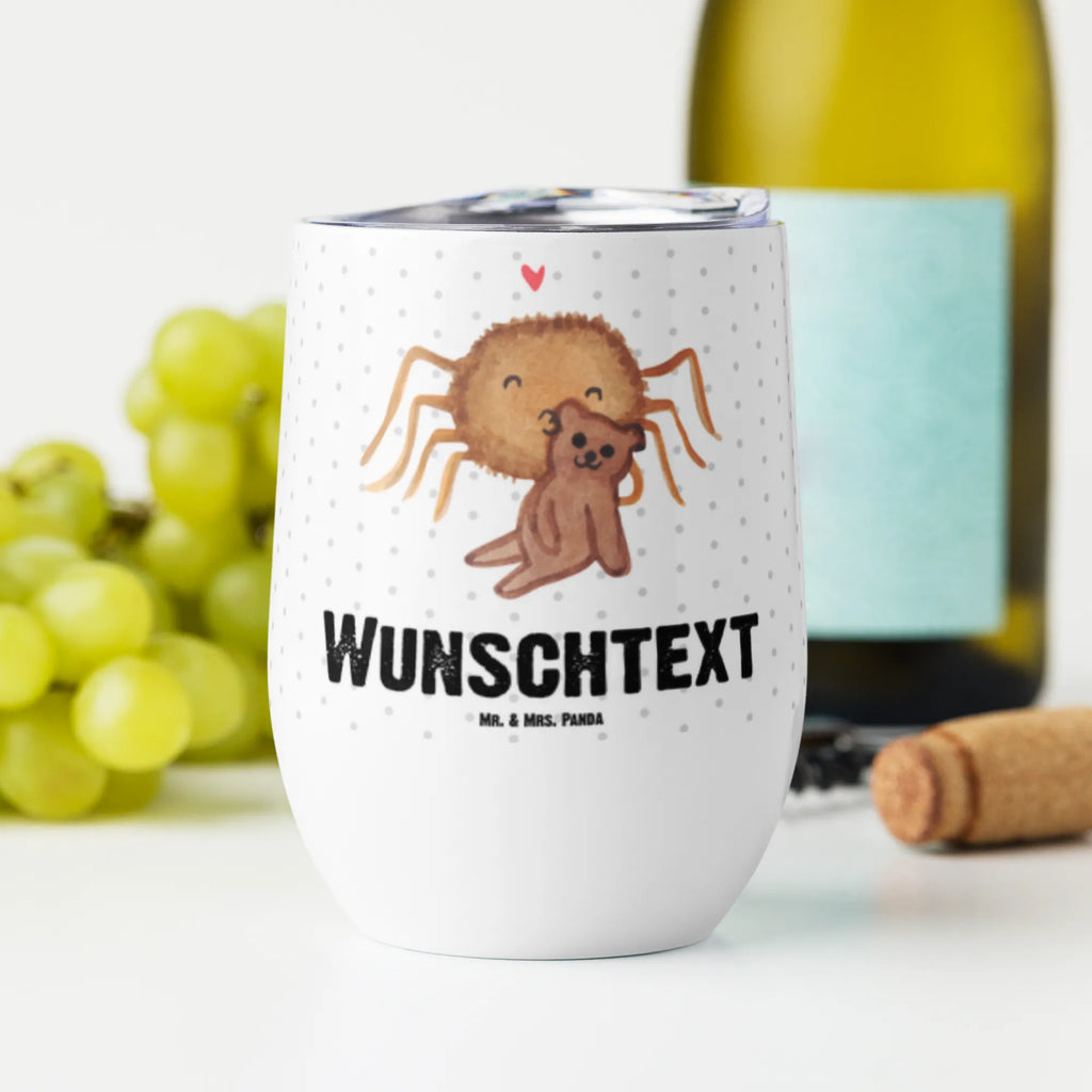 Personalisierter Weinbecher Spinne Agathe Teddy Personalisierter Weinbecher, Personalisierter Glühwein Becher, Heißgetränke, Personalisierter Trinkbecher, Personalisierter Weinkelch, Personalisiertes Weingläser, hochwertiger Weinbecher, Weinbecher Reisen, Weinbecher unterwegs, Personalisertes Sommerglas, mit Namen, Wunschtext, Personalisierung, selbst bedrucken, Personalisiertes Weinglas, Spinne Agathe, Spinne, Agathe, Videos, Merchandise, Freundschaft, Liebesgeschenk, Verliebt, Liebesbeweis, Teddy, Treue, Miteinander, Dankeschön