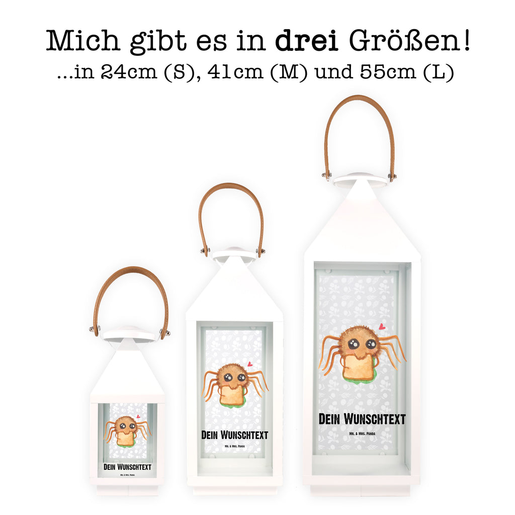 Personalisierte Deko Laterne Spinne Agathe Sandwich Gartenlampe, Gartenleuchte, Gartendekoration, Gartenlicht, Laterne kleine Laternen, XXL Laternen, Laterne groß, Spinne Agathe, Spinne, Agathe, Videos, Merchandise, Glück, Mut, Hungrig, Verfressen, Lebensfreude, Alles wird gut, Hunger