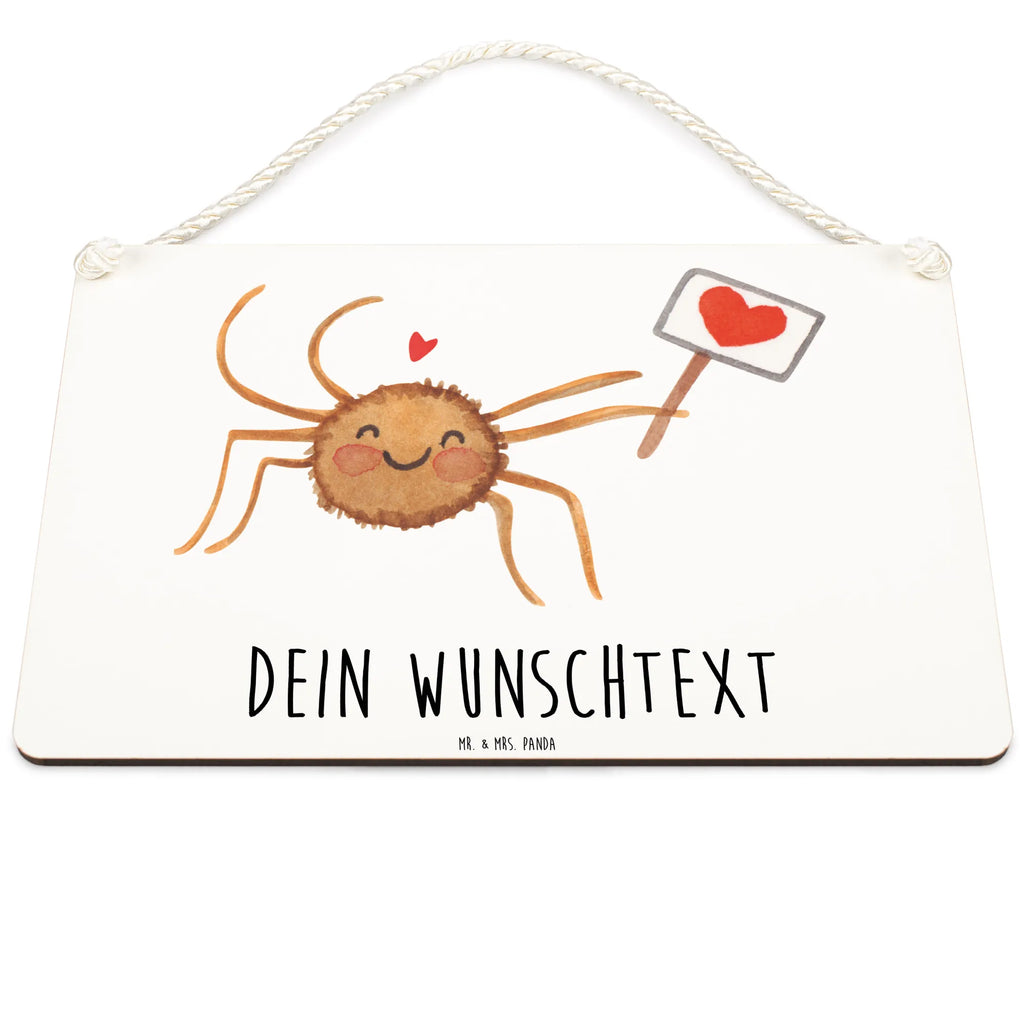 Personalisiertes Deko Schild Spinne Agathe Motivation Dekoschild, Deko Schild, Schild, Tür Schild, Türschild, Holzschild, Wandschild, Wanddeko, Spinne Agathe, Spinne, Agathe, Videos, Merchandise, Motivation, Glück, Liebe, Vertrauen, Dankeschön