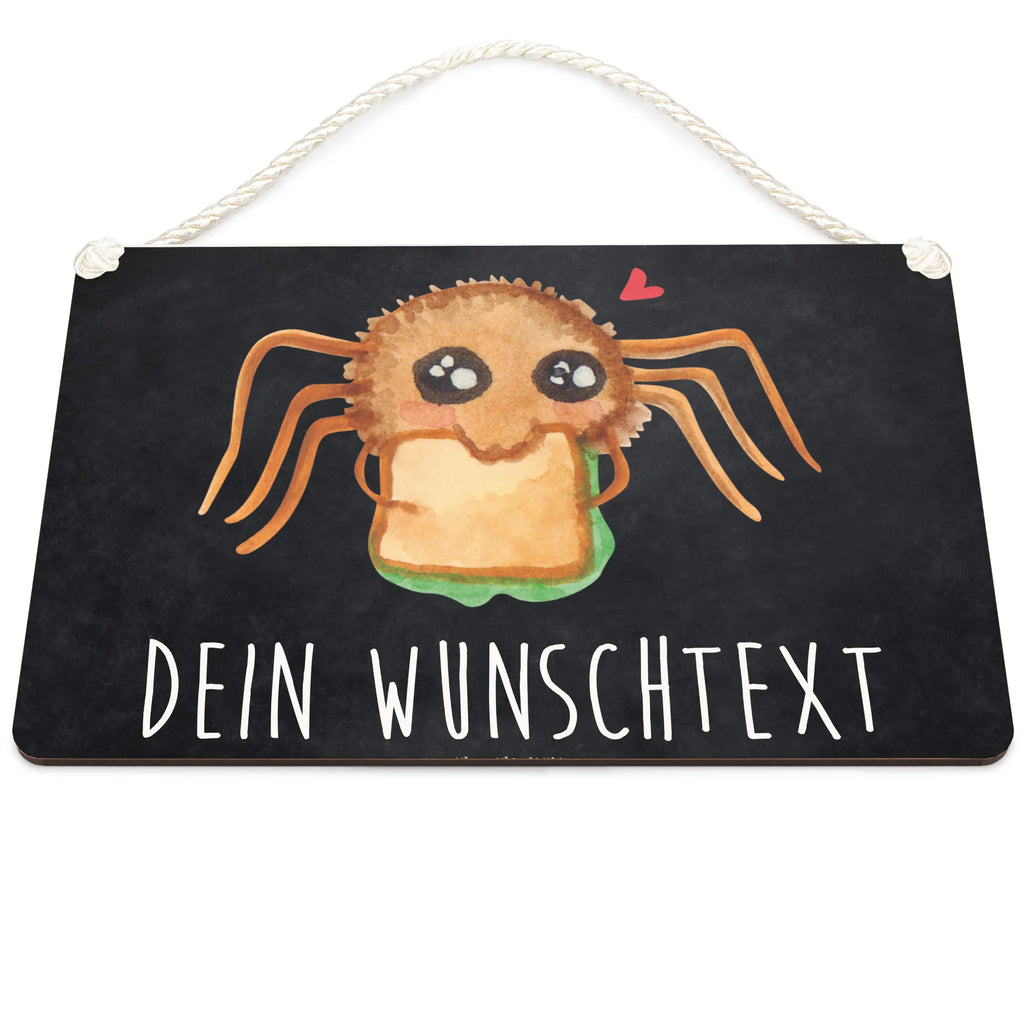 Personalisiertes Deko Schild Spinne Agathe Sandwich Dekoschild, Deko Schild, Schild, Tür Schild, Türschild, Holzschild, Wandschild, Wanddeko, Spinne Agathe, Spinne, Agathe, Videos, Merchandise, Glück, Mut, Hungrig, Verfressen, Lebensfreude, Alles wird gut, Hunger