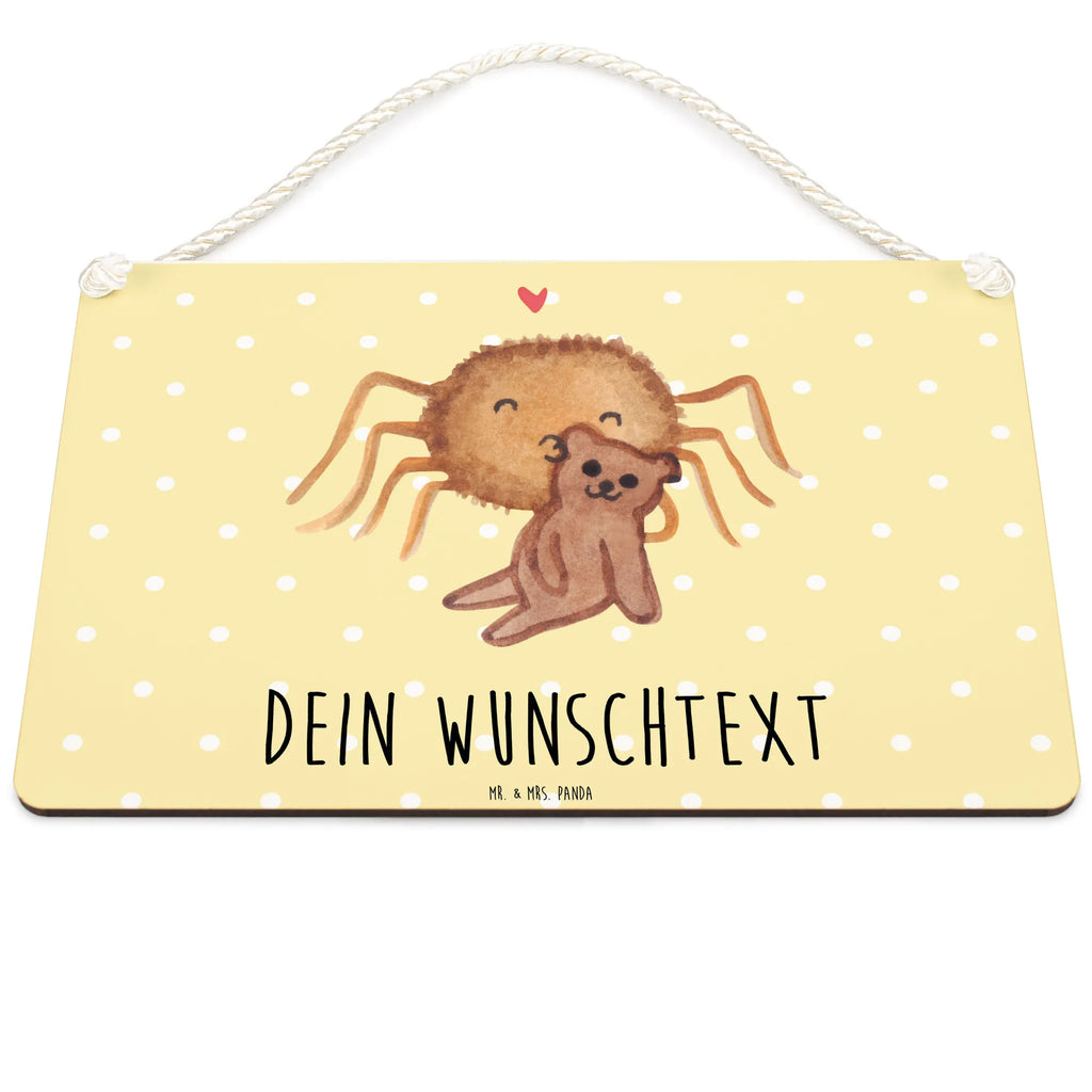 Personalisiertes Deko Schild Spinne Agathe Teddy Dekoschild, Deko Schild, Schild, Tür Schild, Türschild, Holzschild, Wandschild, Wanddeko, Spinne Agathe, Spinne, Agathe, Videos, Merchandise, Freundschaft, Liebesgeschenk, Verliebt, Liebesbeweis, Teddy, Treue, Miteinander, Dankeschön