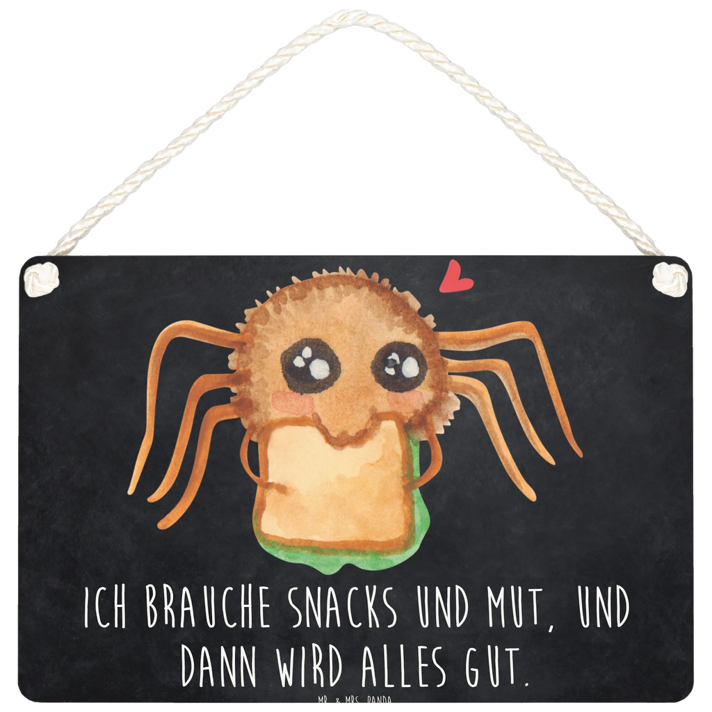 Deko Schild Spinne Agathe Sandwich Dekoschild, Deko Schild, Schild, Tür Schild, Türschild, Holzschild, Wandschild, Wanddeko, Spinne Agathe, Spinne, Agathe, Videos, Merchandise, Glück, Mut, Hungrig, Verfressen, Lebensfreude, Alles wird gut, Hunger