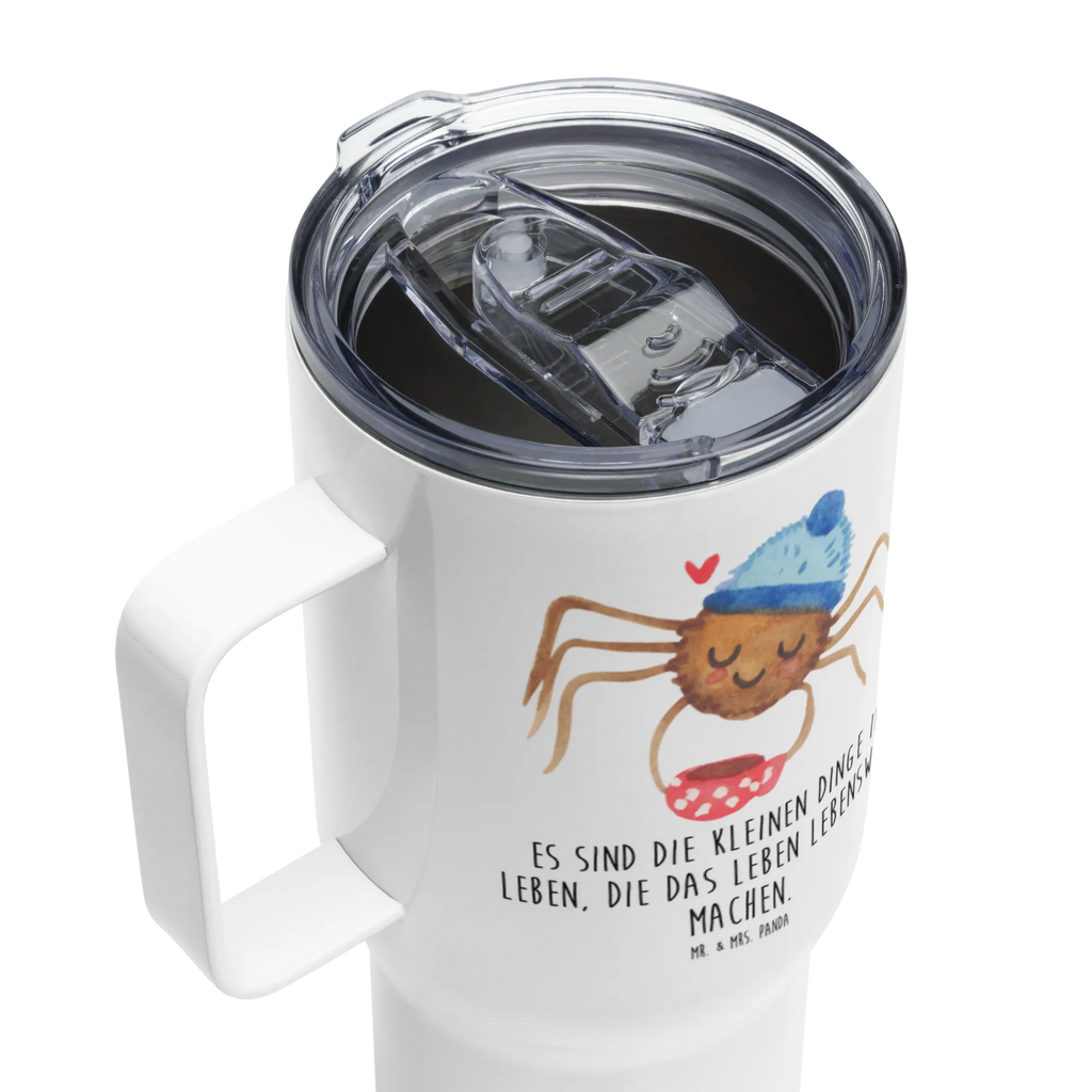 XXL Thermobecher Spinne Agathe Kaffee Thermobecher, XL Thermobecher, Reisebecher, XL Reisetasse, Großer Thermobecher, Autobecher, Jumbo Becher, Spinne Agathe, Spinne, Agathe, Videos, Merchandise, Kaffee, Morgen, Morgenmuffel, Lebensweisheiten, Weiser Spruch