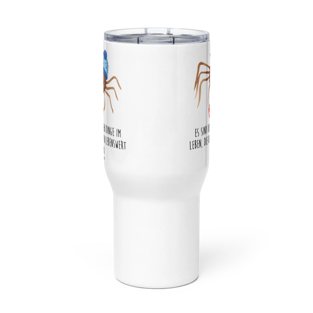 XXL Thermobecher Spinne Agathe Kaffee Thermobecher, XL Thermobecher, Reisebecher, XL Reisetasse, Großer Thermobecher, Autobecher, Jumbo Becher, Spinne Agathe, Spinne, Agathe, Videos, Merchandise, Kaffee, Morgen, Morgenmuffel, Lebensweisheiten, Weiser Spruch