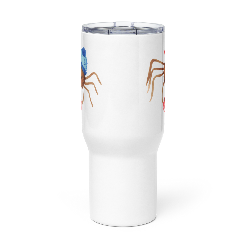 XXL Thermobecher Spinne Agathe Kaffee Thermobecher, XL Thermobecher, Reisebecher, XL Reisetasse, Großer Thermobecher, Autobecher, Jumbo Becher, Spinne Agathe, Spinne, Agathe, Videos, Merchandise, Kaffee, Morgen, Morgenmuffel, Lebensweisheiten, Weiser Spruch