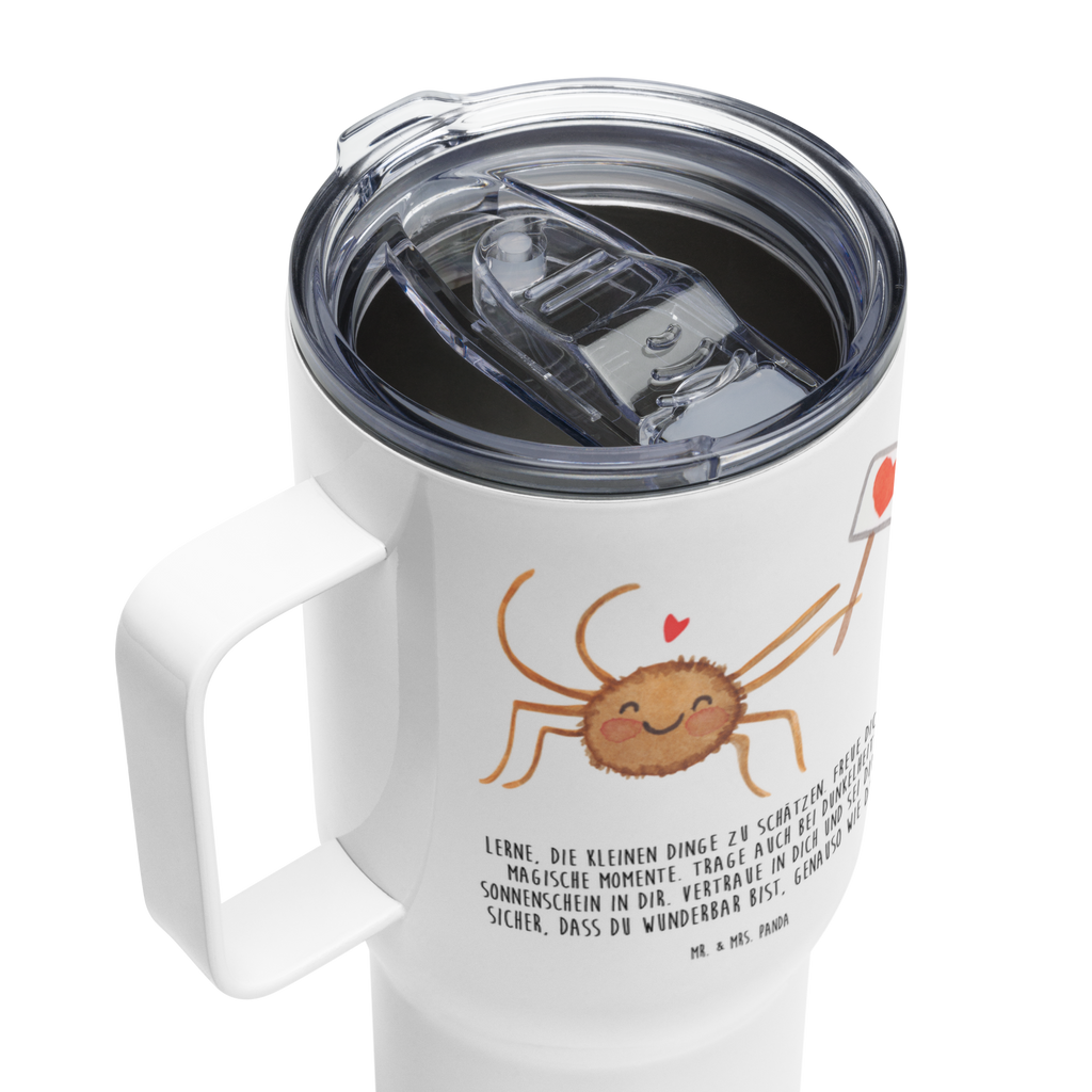 XXL Thermobecher Spinne Agathe Motivation Thermobecher, XL Thermobecher, Reisebecher, XL Reisetasse, Großer Thermobecher, Autobecher, Jumbo Becher, Spinne Agathe, Spinne, Agathe, Videos, Merchandise, Motivation, Glück, Liebe, Vertrauen, Dankeschön