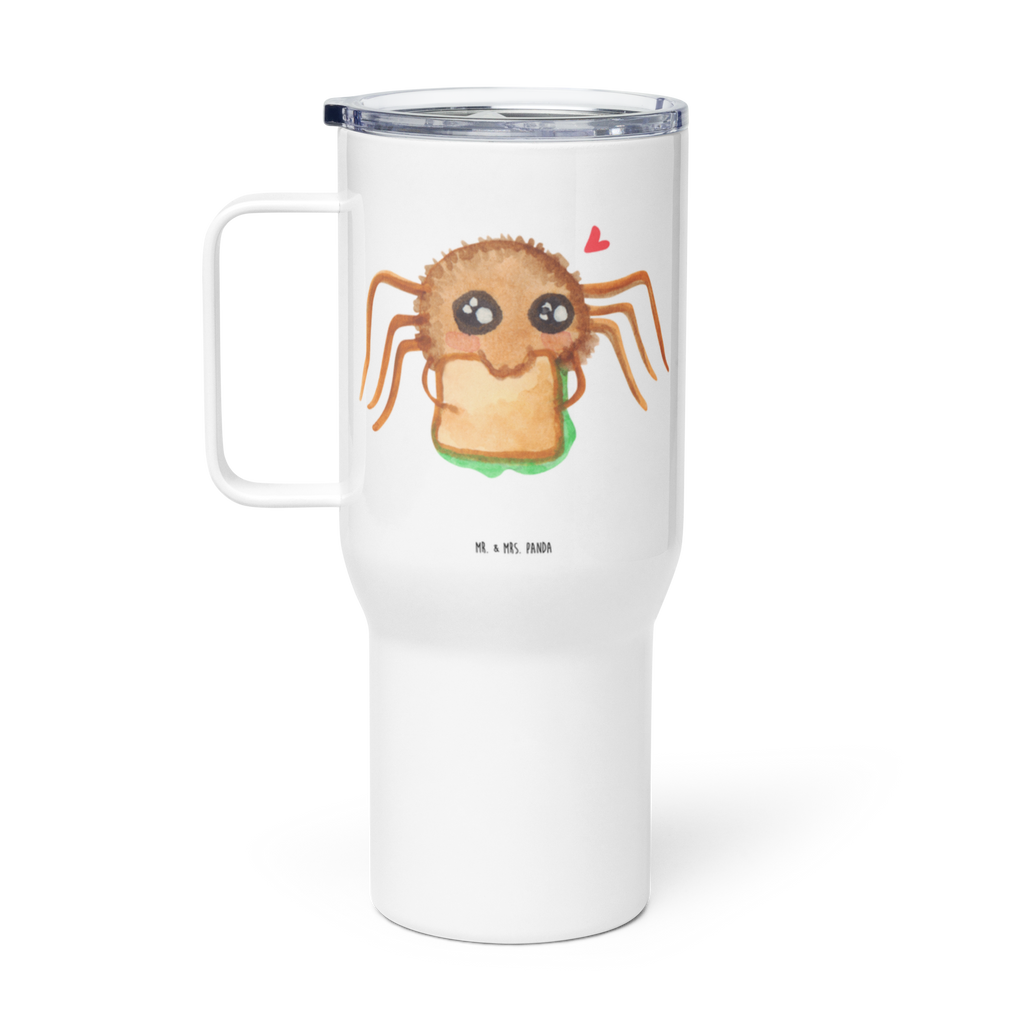 XXL Thermobecher Spinne Agathe Sandwich Thermobecher, XL Thermobecher, Reisebecher, XL Reisetasse, Großer Thermobecher, Autobecher, Jumbo Becher, Spinne Agathe, Spinne, Agathe, Videos, Merchandise, Glück, Mut, Hungrig, Verfressen, Lebensfreude, Alles wird gut, Hunger