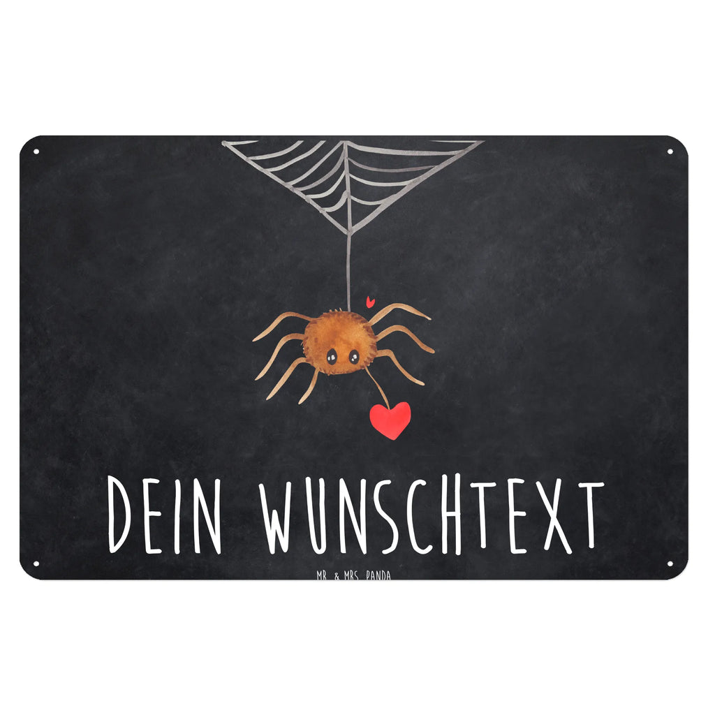 Personalisiertes Blechschild Spinne Agathe Liebe Blechschild, Metallschild, Geschenk Schild, Schild, Magnet-Metall-Schild, Deko Schild, Wandschild, Wand-Dekoration, Türschild, Spinne Agathe, Spinne, Agathe, Videos, Merchandise, Liebe, Verliebt, Liebesbeweis, Liebesgeschenk