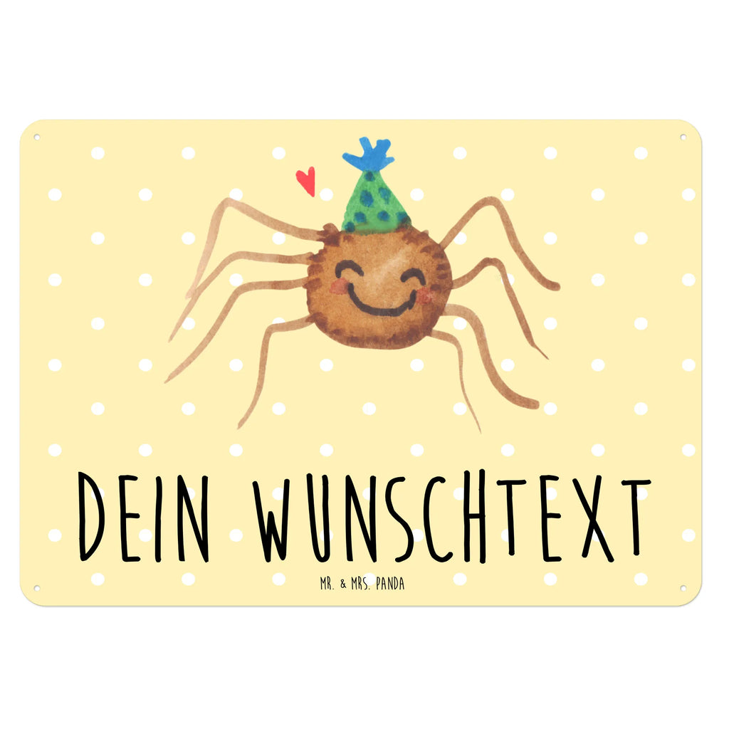 Personalisiertes Blechschild Spinne Agathe Party Blechschild, Metallschild, Geschenk Schild, Schild, Magnet-Metall-Schild, Deko Schild, Wandschild, Wand-Dekoration, Türschild, Spinne Agathe, Spinne, Agathe, Videos, Merchandise, Selbstliebe, Wunder, Motivation, Glück