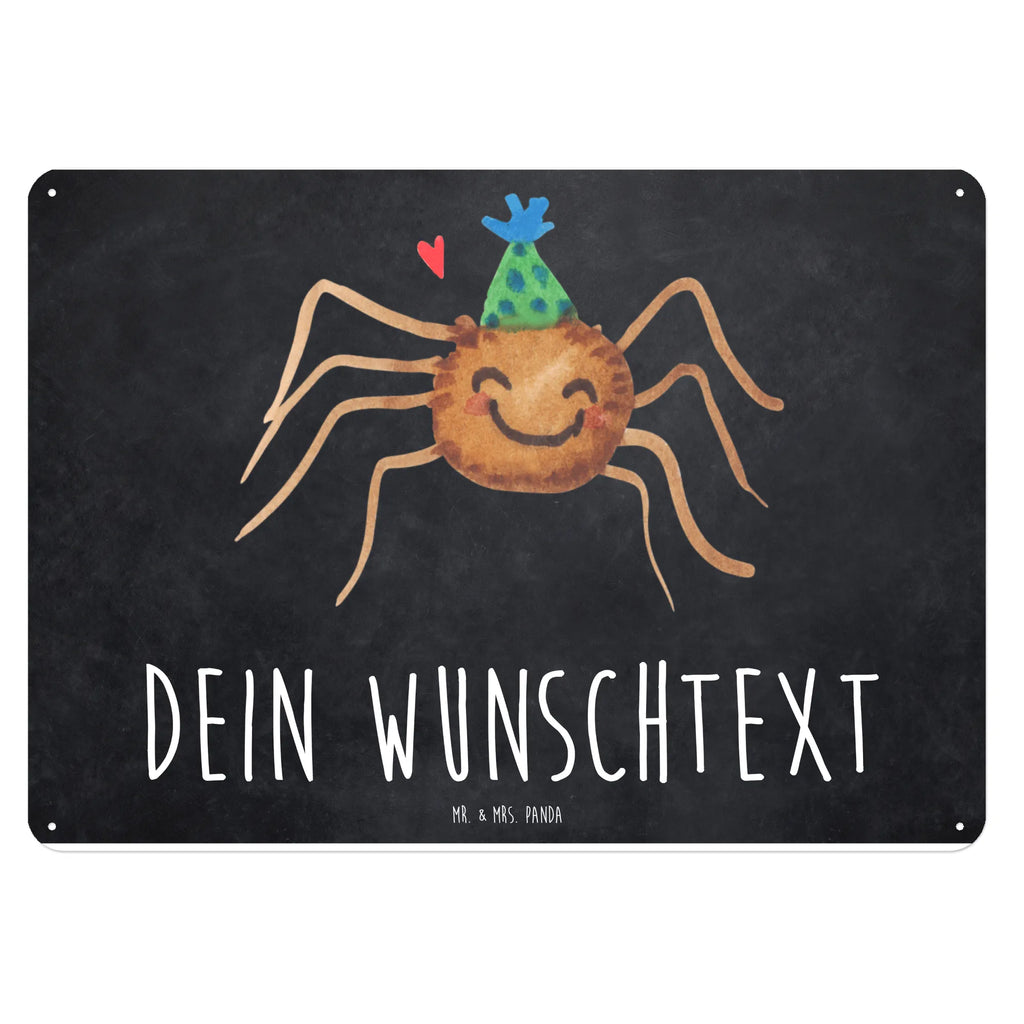 Personalisiertes Blechschild Spinne Agathe Party Blechschild, Metallschild, Geschenk Schild, Schild, Magnet-Metall-Schild, Deko Schild, Wandschild, Wand-Dekoration, Türschild, Spinne Agathe, Spinne, Agathe, Videos, Merchandise, Selbstliebe, Wunder, Motivation, Glück