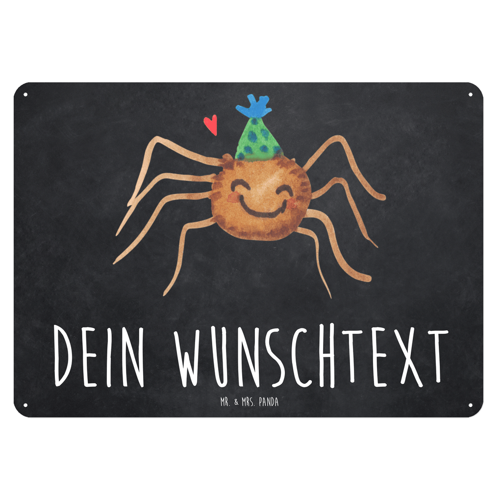 Personalisiertes Blechschild Spinne Agathe Party Blechschild, Metallschild, Geschenk Schild, Schild, Magnet-Metall-Schild, Deko Schild, Wandschild, Wand-Dekoration, Türschild, Spinne Agathe, Spinne, Agathe, Videos, Merchandise, Selbstliebe, Wunder, Motivation, Glück