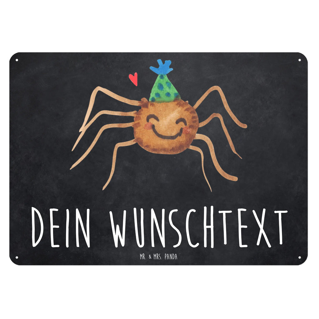 Personalisiertes Blechschild Spinne Agathe Party Blechschild, Metallschild, Geschenk Schild, Schild, Magnet-Metall-Schild, Deko Schild, Wandschild, Wand-Dekoration, Türschild, Spinne Agathe, Spinne, Agathe, Videos, Merchandise, Selbstliebe, Wunder, Motivation, Glück