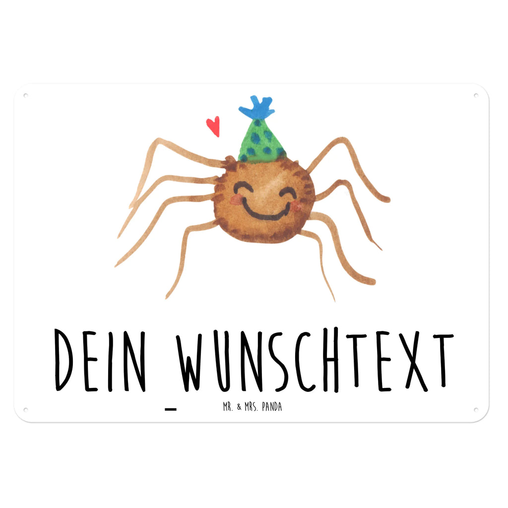 Personalisiertes Blechschild Spinne Agathe Party Blechschild, Metallschild, Geschenk Schild, Schild, Magnet-Metall-Schild, Deko Schild, Wandschild, Wand-Dekoration, Türschild, Spinne Agathe, Spinne, Agathe, Videos, Merchandise, Selbstliebe, Wunder, Motivation, Glück