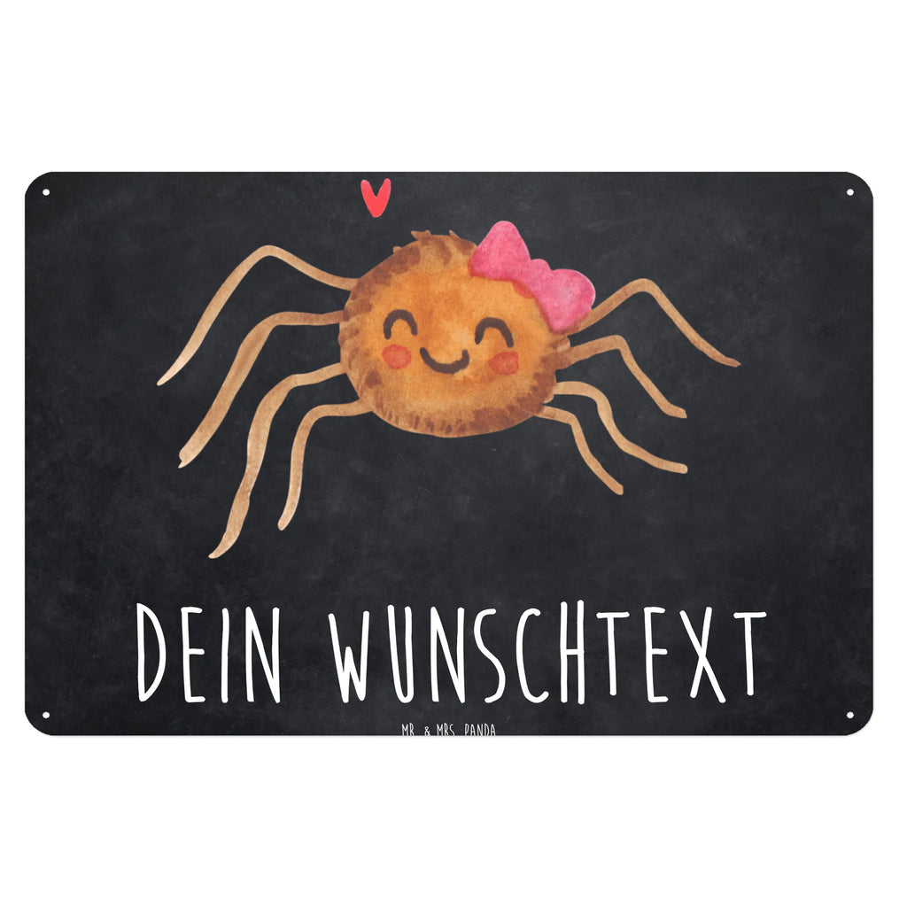 Personalisiertes Blechschild Spinne Agathe Freude Blechschild, Metallschild, Geschenk Schild, Schild, Magnet-Metall-Schild, Deko Schild, Wandschild, Wand-Dekoration, Türschild, Spinne Agathe, Spinne, Agathe, Videos, Merchandise, Viral, Viraler Hit, Trend, Beliebte Spinne