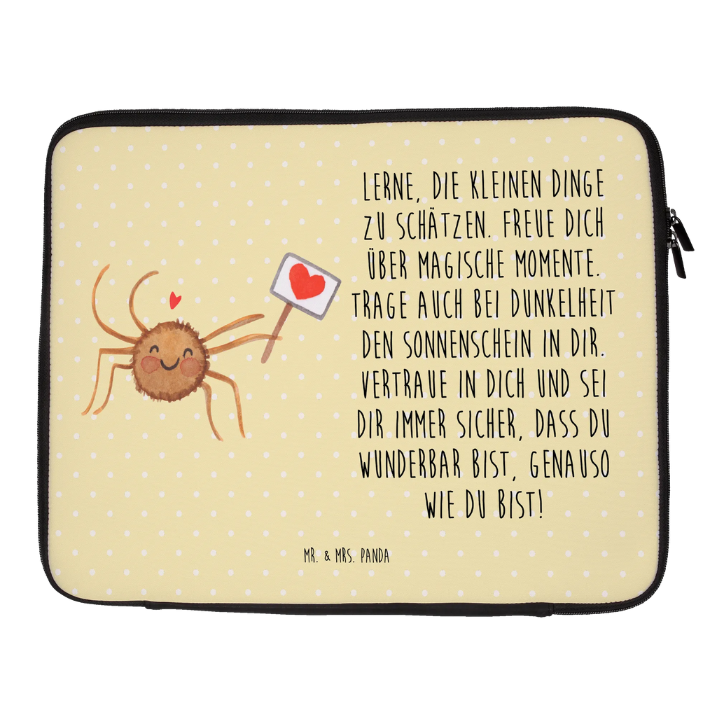 Notebook Tasche Spinne Agathe Motivation Notebook Tasche, Laptop, Computertasche, Tasche, Notebook-Tasche, Notebook-Reisehülle, Notebook Schutz, Spinne Agathe, Spinne, Agathe, Videos, Merchandise, Motivation, Glück, Liebe, Vertrauen, Dankeschön