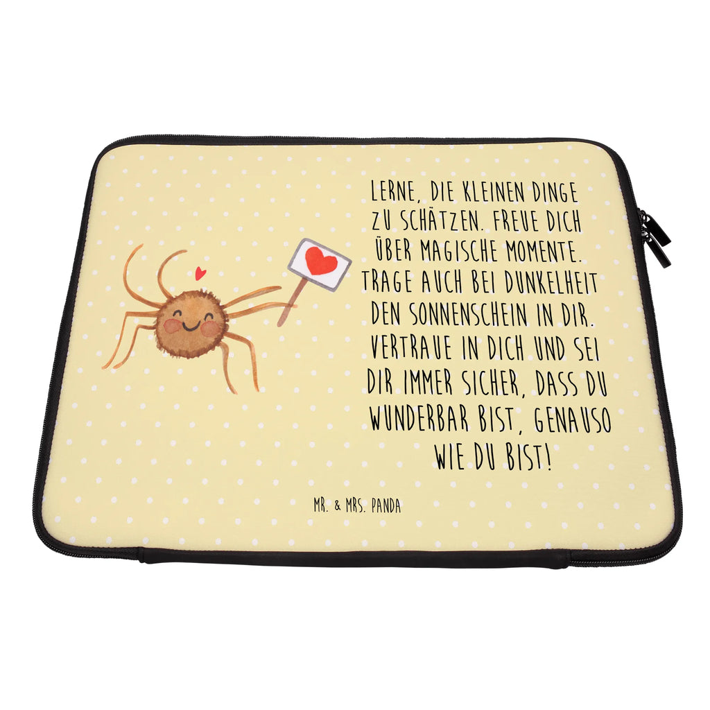 Notebook Tasche Spinne Agathe Motivation Notebook Tasche, Laptop, Computertasche, Tasche, Notebook-Tasche, Notebook-Reisehülle, Notebook Schutz, Spinne Agathe, Spinne, Agathe, Videos, Merchandise, Motivation, Glück, Liebe, Vertrauen, Dankeschön