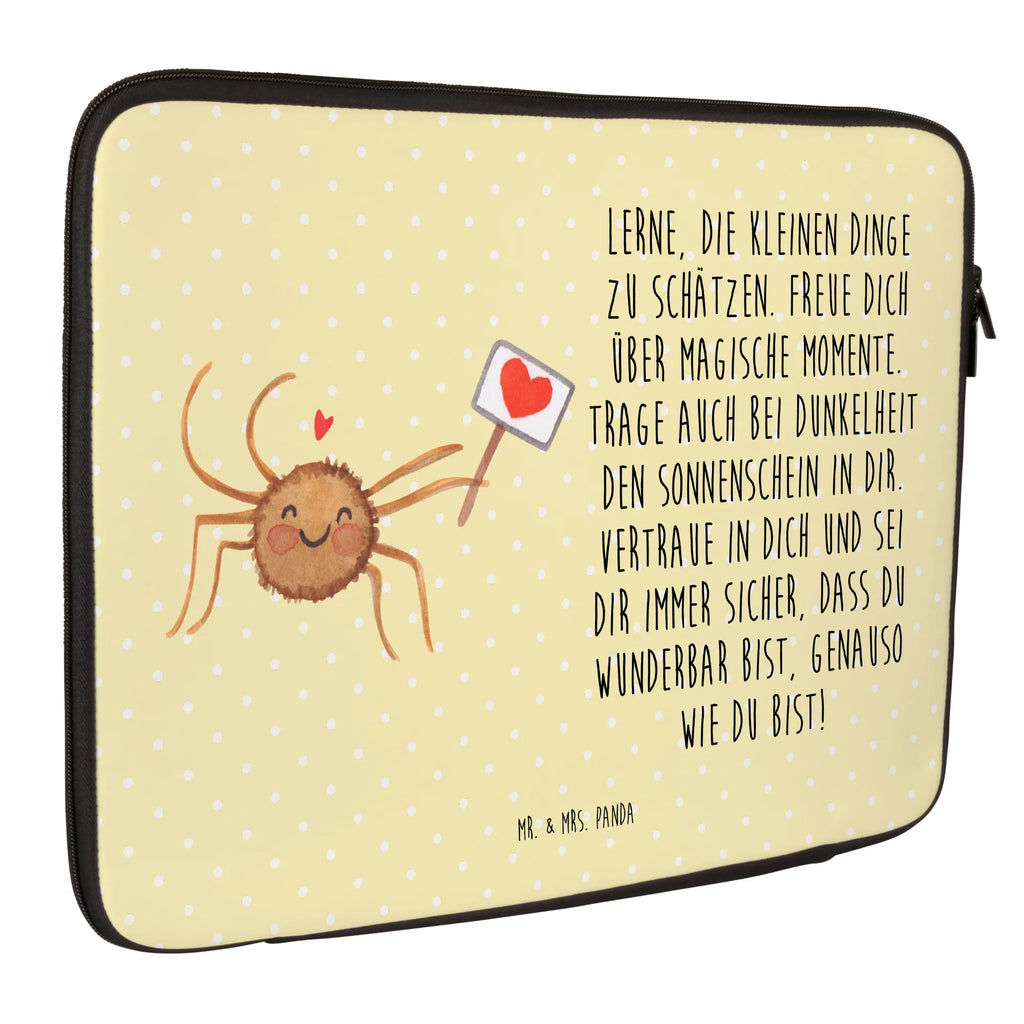 Notebook Tasche Spinne Agathe Motivation Notebook Tasche, Laptop, Computertasche, Tasche, Notebook-Tasche, Notebook-Reisehülle, Notebook Schutz, Spinne Agathe, Spinne, Agathe, Videos, Merchandise, Motivation, Glück, Liebe, Vertrauen, Dankeschön