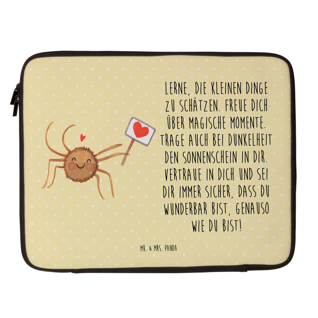 Notebook Tasche Spinne Agathe Motivation Notebook Tasche, Laptop, Computertasche, Tasche, Notebook-Tasche, Notebook-Reisehülle, Notebook Schutz, Spinne Agathe, Spinne, Agathe, Videos, Merchandise, Motivation, Glück, Liebe, Vertrauen, Dankeschön