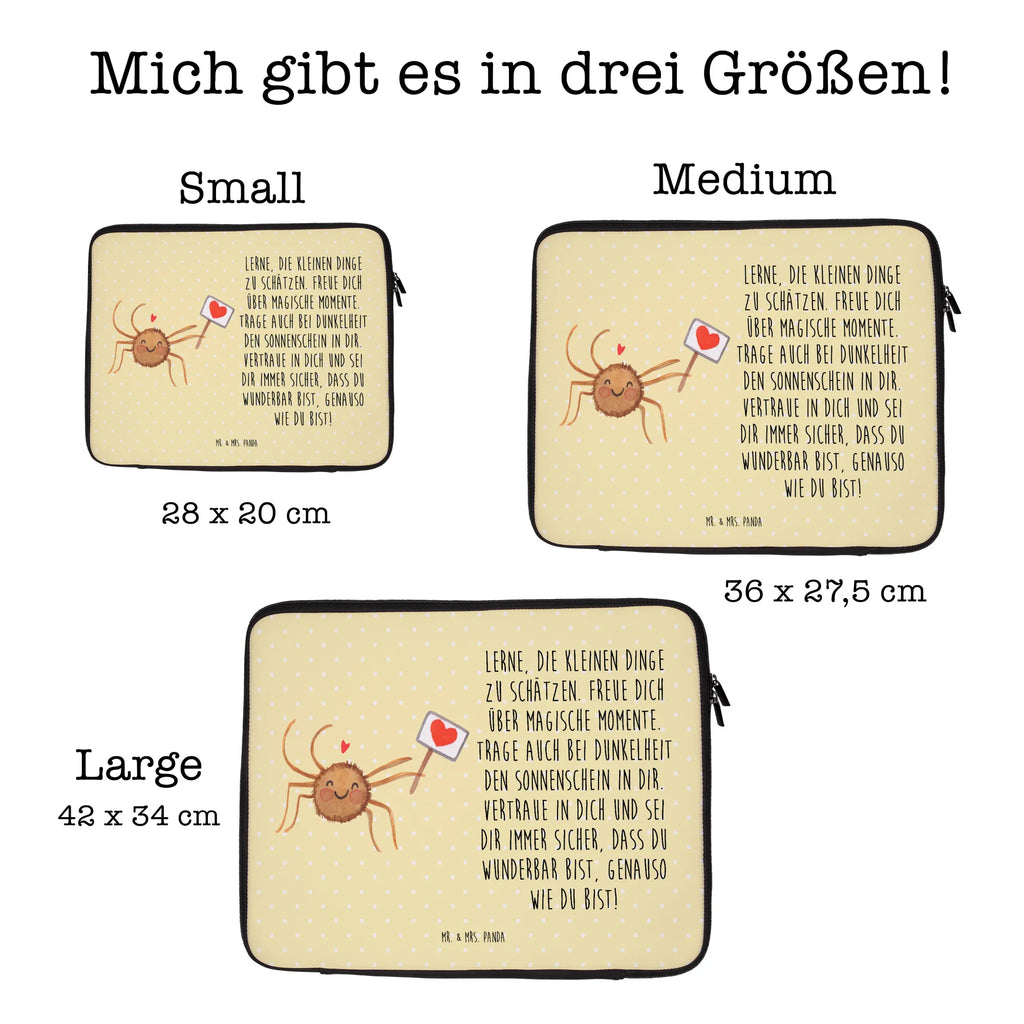 Notebook Tasche Spinne Agathe Motivation Notebook Tasche, Laptop, Computertasche, Tasche, Notebook-Tasche, Notebook-Reisehülle, Notebook Schutz, Spinne Agathe, Spinne, Agathe, Videos, Merchandise, Motivation, Glück, Liebe, Vertrauen, Dankeschön