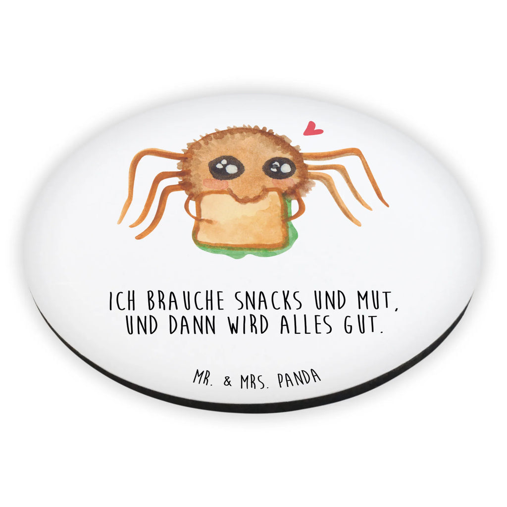 Rund Magnet Spinne Agathe Sandwich Kühlschrankmagnet, Pinnwandmagnet, Souvenir Magnet, Motivmagnete, Dekomagnet, Whiteboard Magnet, Notiz Magnet, Kühlschrank Dekoration, Spinne Agathe, Spinne, Agathe, Videos, Merchandise, Glück, Mut, Hungrig, Verfressen, Lebensfreude, Alles wird gut, Hunger