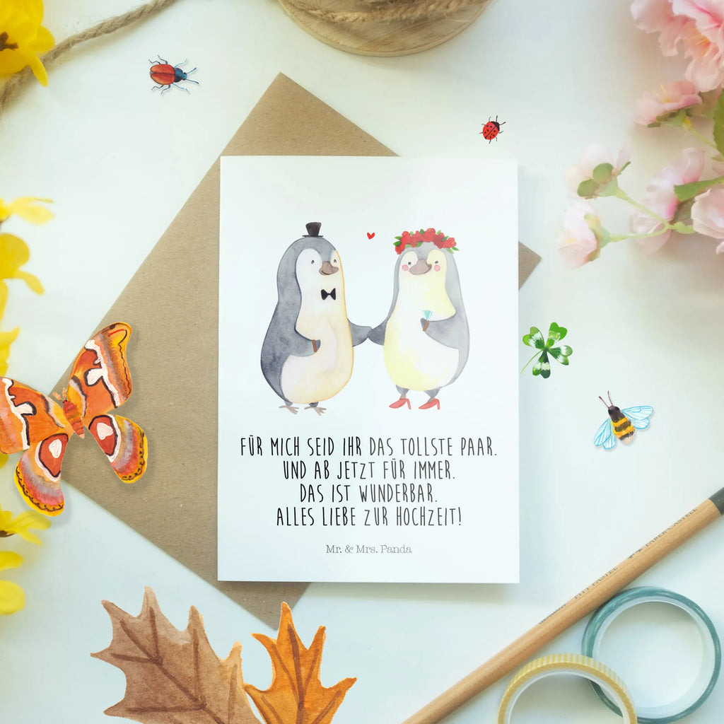 Grußkarte Hochzeitspaar Pinguin Grußkarte, Klappkarte, Einladungskarte, Glückwunschkarte, Hochzeitskarte, Geburtstagskarte, Karte, Ansichtskarten, Hochzeit, Hochzeitsgeschenk, Ehe, Hochzeitsfeier, Trauung, Trauungsgeschenk, Verlobungsfeier, Verlobungsgeschenk, Hochzeitsgeschenkideen, Hochzeitsgeschenke für Brautpaar, Pinguin, Pinguine, Hochzeitstag, geschenkidee Hochzeit, Gastgeschenk