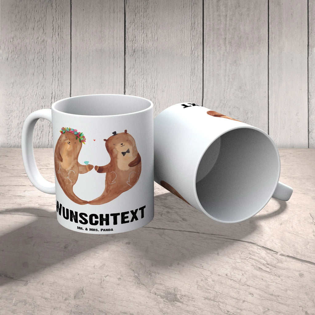 Personalisierte Tasse Hochzeitspaar Otter Personalisierte Tasse, Namenstasse, Wunschname, Personalisiert, Tasse, Namen, Drucken, Tasse mit Namen, Hochzeit, Hochzeitsgeschenk, Ehe, Hochzeitsfeier, Trauung, Trauungsgeschenk, Hochzeitskarte, Verlobungsfeier, Verlobungsgeschenk, Hochzeitsgeschenkideen, Hochzeitsgeschenke für Brautpaar, Hochzeitstag, Geschenk zur Hochzeit