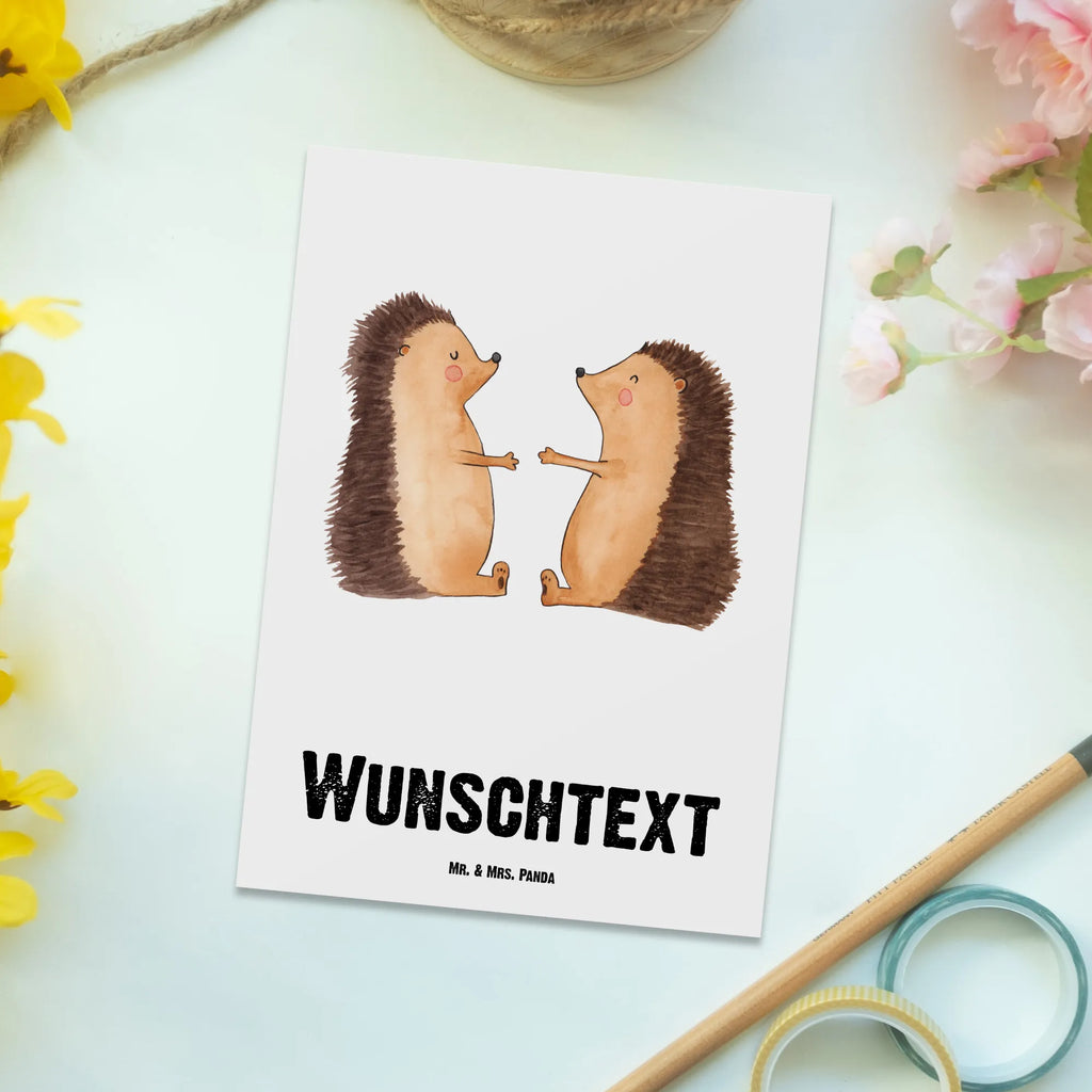 Personalisierte Postkarte Hochzeit Igel Postkarte mit Namen, Postkarte bedrucken, Postkarte mit Wunschtext, Postkarte personalisierbar, Geschenkkarte mit Namen, Grußkarte mit Namen, Karte mit Namen, Einladung mit Namen, Ansichtskarte mit Namen, Geschenkkarte mit Wunschtext, Grußkarte mit Wunschtext, Karte mit Wunschtext, Einladung mit Wunschtext, Ansichtskarte mit Wunschtext, Hochzeit, Hochzeitsgeschenk, Ehe, Hochzeitsfeier, Trauung, Trauungsgeschenk, Hochzeitskarte, Verlobungsfeier, Verlobungsgeschenk, Hochzeitsgeschenkideen, Hochzeitsgeschenke für Brautpaar, Igel, Paar, Liebe, Freund, Freundin, Paargeschenk