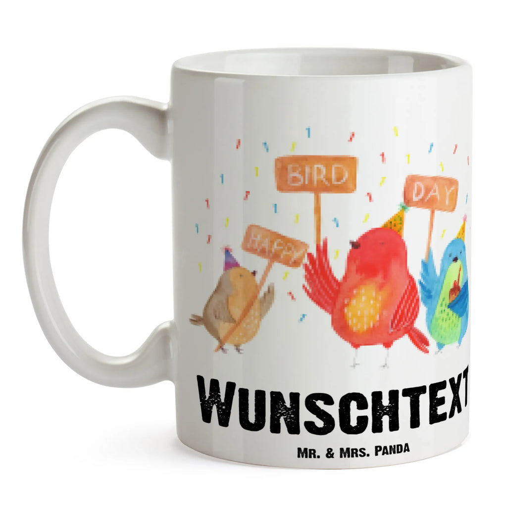 Personalisierte Tasse 1. Geburtstag Happy Bird Day Personalisierte Tasse, Namenstasse, Wunschname, Personalisiert, Tasse, Namen, Drucken, Tasse mit Namen, Geburtstag, Geburtstagsgeschenk, Geschenk, zum, Party, Feier, schenken, für