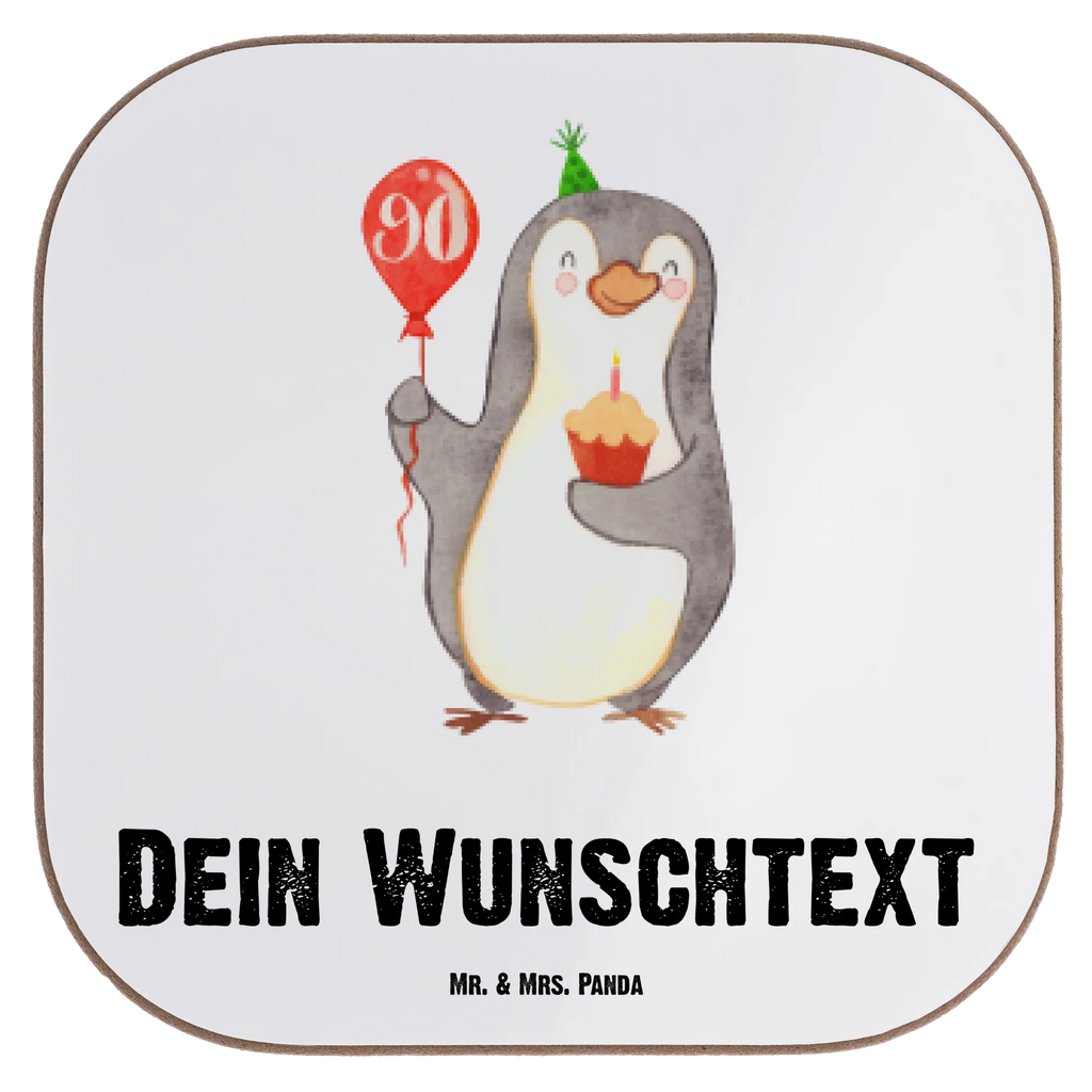 Personalisierte Untersetzer 90. Geburtstag Pinguin Luftballon Personalisierte Untersetzer, PErsonalisierte Bierdeckel, Personalisierte Glasuntersetzer, Peronalisierte Untersetzer Gläser, Personalisiert Getränkeuntersetzer, Untersetzer mit Namen, Bedrucken, Personalisieren, Namensaufdruck, Geburtstag, Geburtstagsgeschenk, Geschenk, Pinguin, Geburtstage, Happy Birthday, Geburtstagsfeier