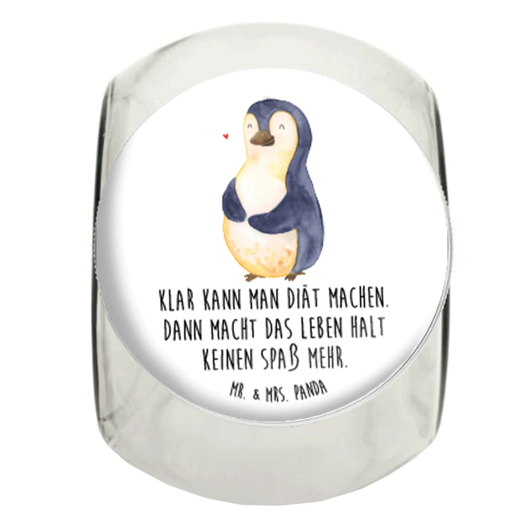 Bonbonglas Pinguin Diät Vorratsdose, Vorratsbehälter, Süßigkeitenglas, Süßigkeitendose, Kaffeedose, Müslidose, Teedose, Keksbehälter, Keksedose, Glasdose, Glasbälter, Vorratsglas, Küchenbehälter, Aufbewahrungsdose, Aufbewahungsglas, Gewürzdose, Küchenorganizer, Snackdose, Pinguin, Pinguine, Diät, Abnehmen, Abspecken, Gewicht, Motivation, Selbstliebe, Körperliebe, Selbstrespekt