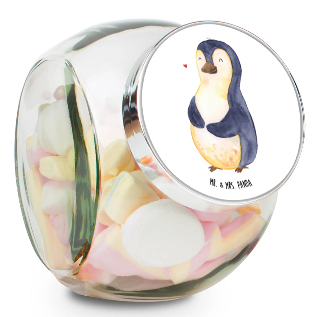 Bonbonglas Pinguin Diät Vorratsdose, Vorratsbehälter, Süßigkeitenglas, Süßigkeitendose, Kaffeedose, Müslidose, Teedose, Keksbehälter, Keksedose, Glasdose, Glasbälter, Vorratsglas, Küchenbehälter, Aufbewahrungsdose, Aufbewahungsglas, Gewürzdose, Küchenorganizer, Snackdose, Pinguin, Pinguine, Diät, Abnehmen, Abspecken, Gewicht, Motivation, Selbstliebe, Körperliebe, Selbstrespekt