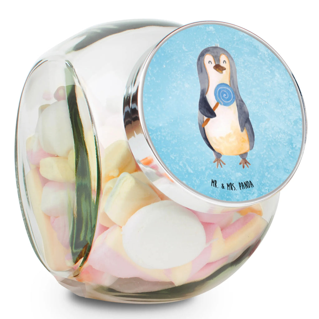 Bonbonglas Pinguin Lolli Vorratsdose, Vorratsbehälter, Süßigkeitenglas, Süßigkeitendose, Kaffeedose, Müslidose, Teedose, Keksbehälter, Keksedose, Glasdose, Glasbälter, Vorratsglas, Küchenbehälter, Aufbewahrungsdose, Aufbewahungsglas, Gewürzdose, Küchenorganizer, Snackdose, Pinguin, Pinguine, Lolli, Süßigkeiten, Blödsinn, Spruch, Rebell, Gauner, Ganove, Rabauke