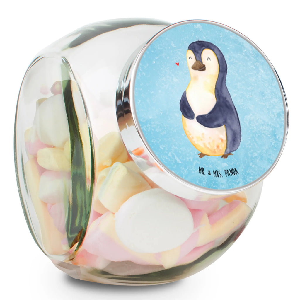 Bonbonglas Pinguin Diät Vorratsdose, Vorratsbehälter, Süßigkeitenglas, Süßigkeitendose, Kaffeedose, Müslidose, Teedose, Keksbehälter, Keksedose, Glasdose, Glasbälter, Vorratsglas, Küchenbehälter, Aufbewahrungsdose, Aufbewahungsglas, Gewürzdose, Küchenorganizer, Snackdose, Pinguin, Pinguine, Diät, Abnehmen, Abspecken, Gewicht, Motivation, Selbstliebe, Körperliebe, Selbstrespekt