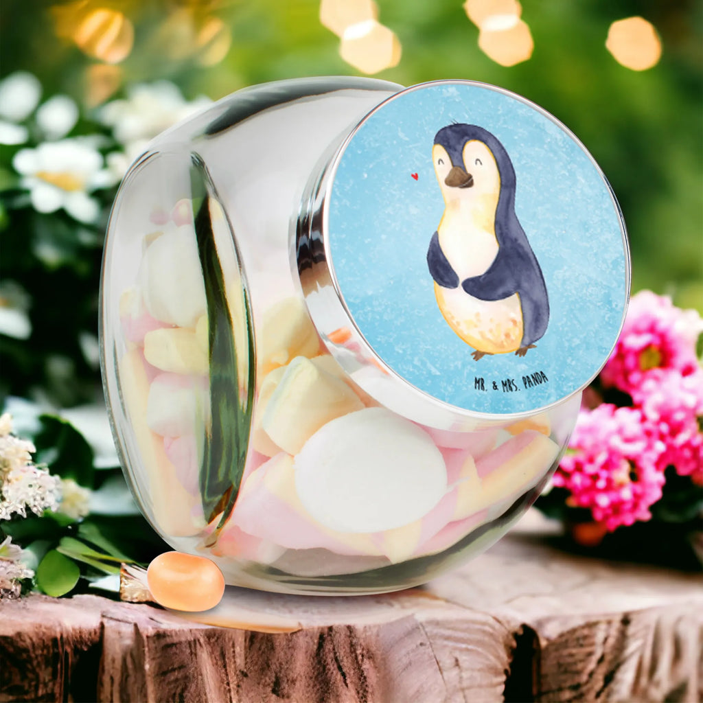 Bonbonglas Pinguin Diät Vorratsdose, Vorratsbehälter, Süßigkeitenglas, Süßigkeitendose, Kaffeedose, Müslidose, Teedose, Keksbehälter, Keksedose, Glasdose, Glasbälter, Vorratsglas, Küchenbehälter, Aufbewahrungsdose, Aufbewahungsglas, Gewürzdose, Küchenorganizer, Snackdose, Pinguin, Pinguine, Diät, Abnehmen, Abspecken, Gewicht, Motivation, Selbstliebe, Körperliebe, Selbstrespekt