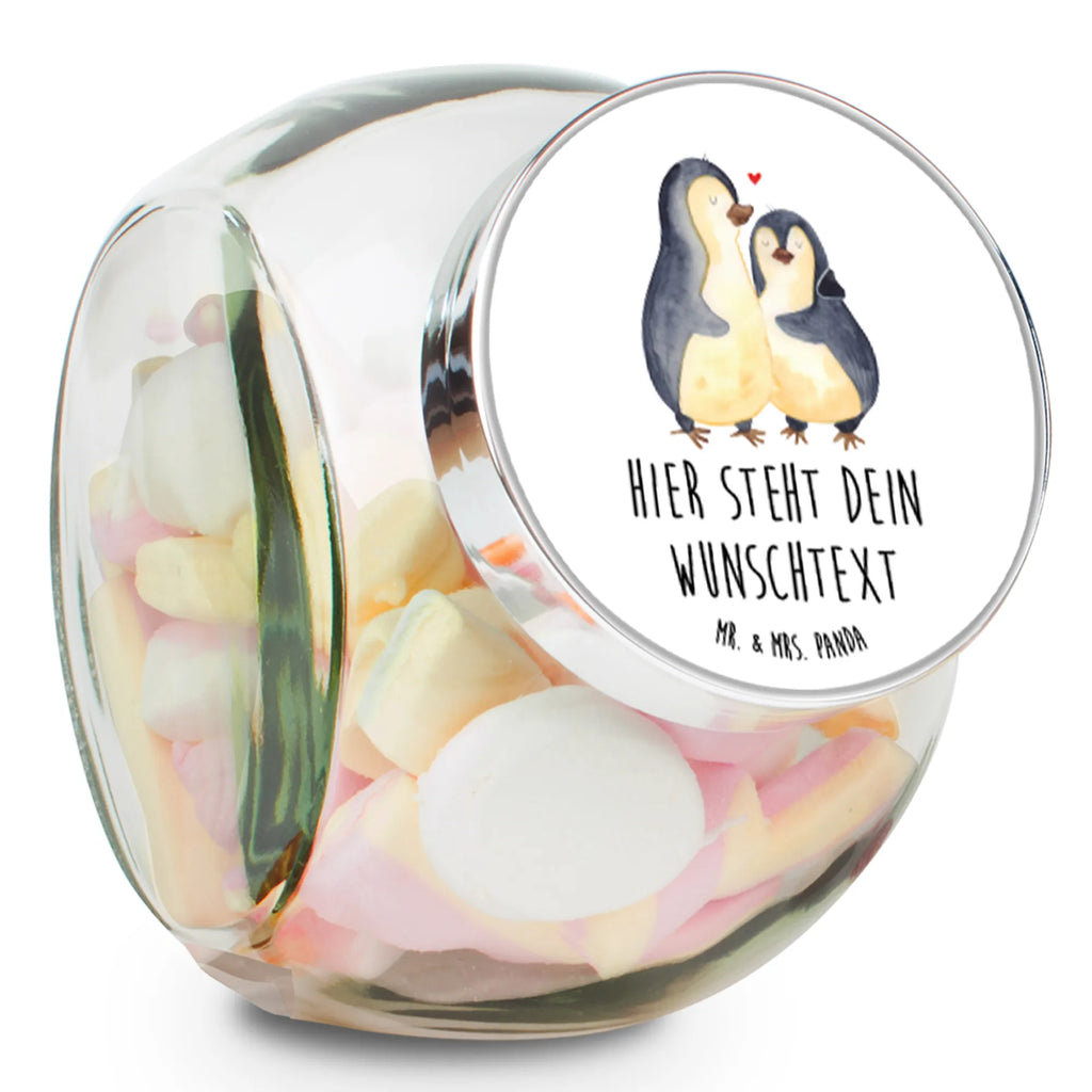 Personalisiertes Bonbonglas Pinguine Einschlafen Vorratsdose, Vorratsbehälter, Süßigkeitenglas, Süßigkeitendose, Kaffeedose, Müslidose, Teedose, Keksbehälter, Keksedose, Glasdose, Glasbälter, Vorratsglas, Küchenbehälter, Aufbewahrungsdose, Aufbewahungsglas, Gewürzdose, Küchenorganizer, Snackdose, Liebe, Partner, Freund, Freundin, Ehemann, Ehefrau, Heiraten, Verlobung, Heiratsantrag, Liebesgeschenk, Jahrestag, Hocheitstag, Valentinstag, Geschenk für Frauen, Hochzeitstag, Mitbringsel, Geschenk für Freundin, Geschenk für Partner, Liebesbeweis, für Männer, für Ehemann