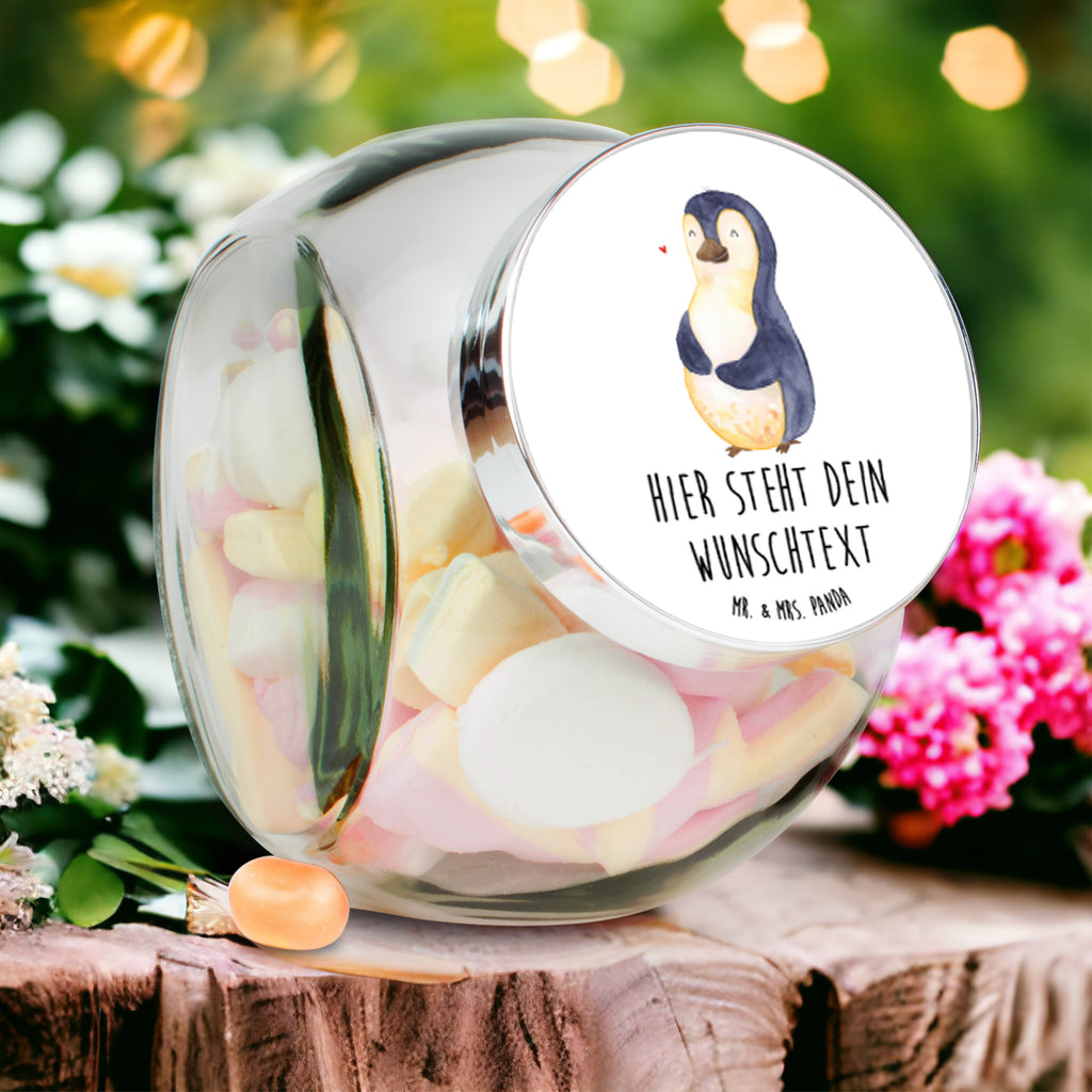 Personalisiertes Bonbonglas Pinguin Diät Vorratsdose, Vorratsbehälter, Süßigkeitenglas, Süßigkeitendose, Kaffeedose, Müslidose, Teedose, Keksbehälter, Keksedose, Glasdose, Glasbälter, Vorratsglas, Küchenbehälter, Aufbewahrungsdose, Aufbewahungsglas, Gewürzdose, Küchenorganizer, Snackdose, Pinguin, Pinguine, Diät, Abnehmen, Abspecken, Gewicht, Motivation, Selbstliebe, Körperliebe, Selbstrespekt