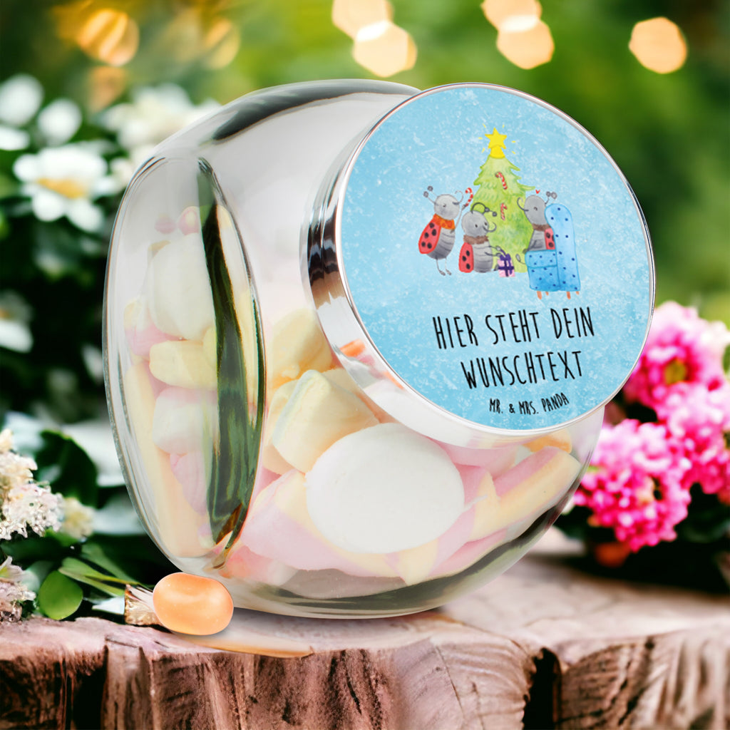 Personalisiertes Bonbonglas Weihnachten Smörle Vorratsdose, Vorratsbehälter, Süßigkeitenglas, Süßigkeitendose, Kaffeedose, Müslidose, Teedose, Keksbehälter, Keksedose, Glasdose, Glasbälter, Vorratsglas, Küchenbehälter, Aufbewahrungsdose, Aufbewahungsglas, Gewürzdose, Küchenorganizer, Snackdose, Winter, Weihnachten, Weihnachtsdeko, Nikolaus, Advent, Heiligabend, Wintermotiv, Weihnachtsbaum, Geschenk, Pfefferminzstange, Tannennadeln