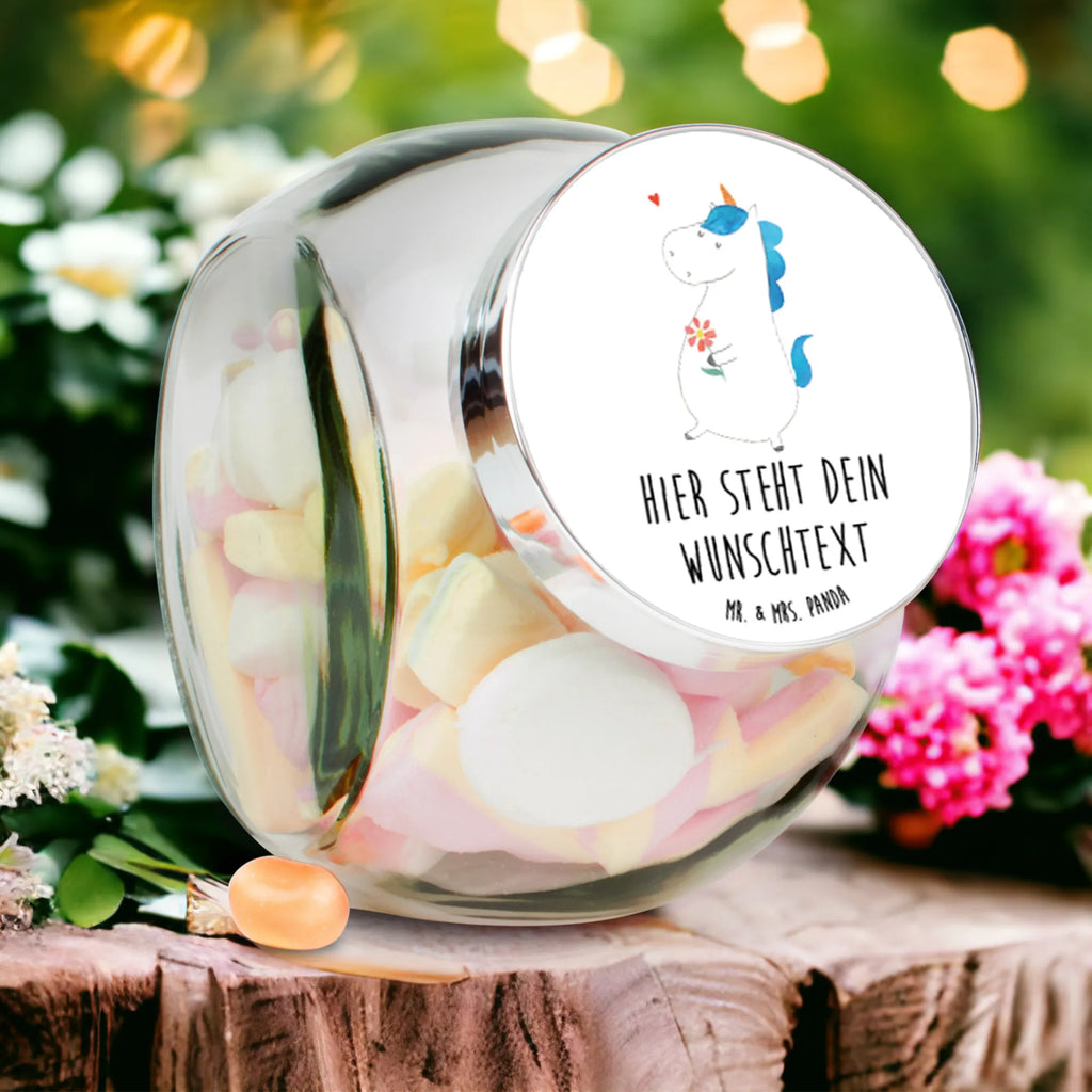 Personalisiertes Bonbonglas Einhorn Spaziergang Vorratsdose, Vorratsbehälter, Süßigkeitenglas, Süßigkeitendose, Kaffeedose, Müslidose, Teedose, Keksbehälter, Keksedose, Glasdose, Glasbälter, Vorratsglas, Küchenbehälter, Aufbewahrungsdose, Aufbewahungsglas, Gewürzdose, Küchenorganizer, Snackdose, Einhorn, Einhörner, Einhorn Deko, Pegasus, Unicorn, Glitzer, Blumen, Spaziergang, Motivation, Gute Laune, Freude, Freundin, Mutter, Schwester