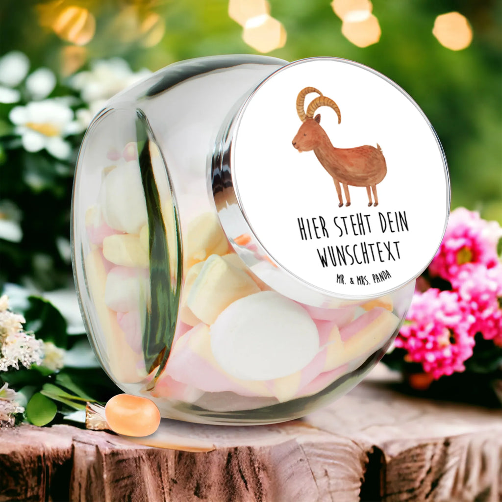 Personalisiertes Bonbonglas Sternzeichen Steinbock Vorratsdose, Vorratsbehälter, Süßigkeitenglas, Süßigkeitendose, Kaffeedose, Müslidose, Teedose, Keksbehälter, Keksedose, Glasdose, Glasbälter, Vorratsglas, Küchenbehälter, Aufbewahrungsdose, Aufbewahungsglas, Gewürzdose, Küchenorganizer, Snackdose, Tierkreiszeichen, Sternzeichen, Horoskop, Astrologie, Aszendent, Steinböcke, Steinbock Geschenk, Steinbock Sternzeichen, Geschenk Dezember, Geschenk Januar, Geburtstag Dezember, Geburtstag Januar, Ziege, Bock