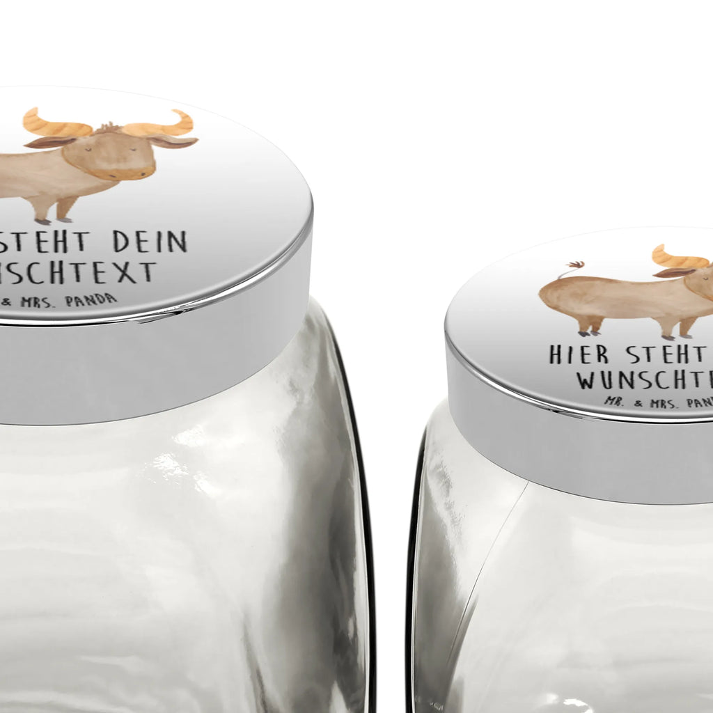 Personalisiertes Bonbonglas Sternzeichen Stier Vorratsdose, Vorratsbehälter, Süßigkeitenglas, Süßigkeitendose, Kaffeedose, Müslidose, Teedose, Keksbehälter, Keksedose, Glasdose, Glasbälter, Vorratsglas, Küchenbehälter, Aufbewahrungsdose, Aufbewahungsglas, Gewürzdose, Küchenorganizer, Snackdose, Tierkreiszeichen, Sternzeichen, Horoskop, Astrologie, Aszendent, Stier, Stier Geschenk, Stier Sternzeichen, Geschenk Mai, Geschenk April, Geburtstag Mai, Geburtstag April, Rind, Ochse