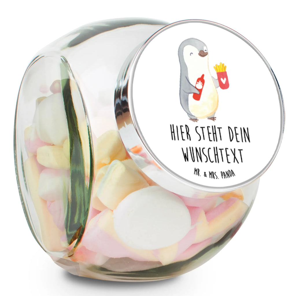 Personalisiertes Bonbonglas Pinguin Pommes Vorratsdose, Vorratsbehälter, Süßigkeitenglas, Süßigkeitendose, Kaffeedose, Müslidose, Teedose, Keksbehälter, Keksedose, Glasdose, Glasbälter, Vorratsglas, Küchenbehälter, Aufbewahrungsdose, Aufbewahungsglas, Gewürzdose, Küchenorganizer, Snackdose, Liebe, Partner, Freund, Freundin, Ehemann, Ehefrau, Heiraten, Verlobung, Heiratsantrag, Liebesgeschenk, Jahrestag, Hocheitstag, Valentinstag, Geschenk für Frauen, Hochzeitstag, Mitbringsel, Geschenk für Freundin, Geschenk für Partner, Liebesbeweis, für Männer, für Ehemann