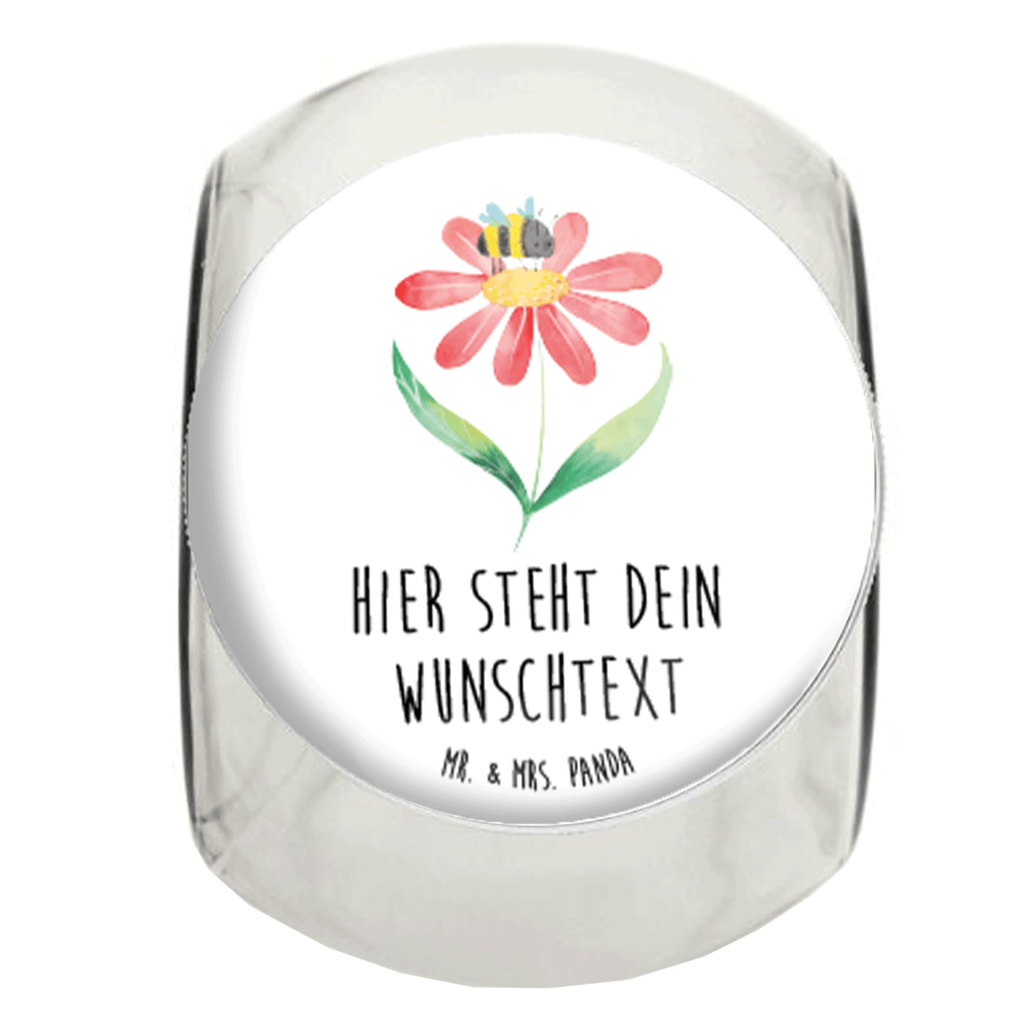 Personalisiertes Bonbonglas Hummel Blume Vorratsdose, Vorratsbehälter, Süßigkeitenglas, Süßigkeitendose, Kaffeedose, Müslidose, Teedose, Keksbehälter, Keksedose, Glasdose, Glasbälter, Vorratsglas, Küchenbehälter, Aufbewahrungsdose, Aufbewahungsglas, Gewürzdose, Küchenorganizer, Snackdose, Tiermotive, Gute Laune, lustige Sprüche, Tiere, Hummel, Blume, Wespe, Flauschig, Natur, Feld, Hummeln, Biene