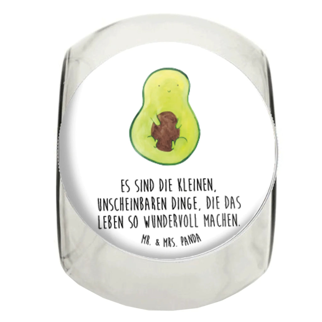 Bonbonglas Avocado Kern Vorratsdose, Vorratsbehälter, Süßigkeitenglas, Süßigkeitendose, Kaffeedose, Müslidose, Teedose, Keksbehälter, Keksedose, Glasdose, Glasbälter, Vorratsglas, Küchenbehälter, Aufbewahrungsdose, Aufbewahungsglas, Gewürzdose, Küchenorganizer, Snackdose, Avocado, Veggie, Vegan, Gesund, Avokado, Avocadokern, Kern, Pflanze, Spruch Leben