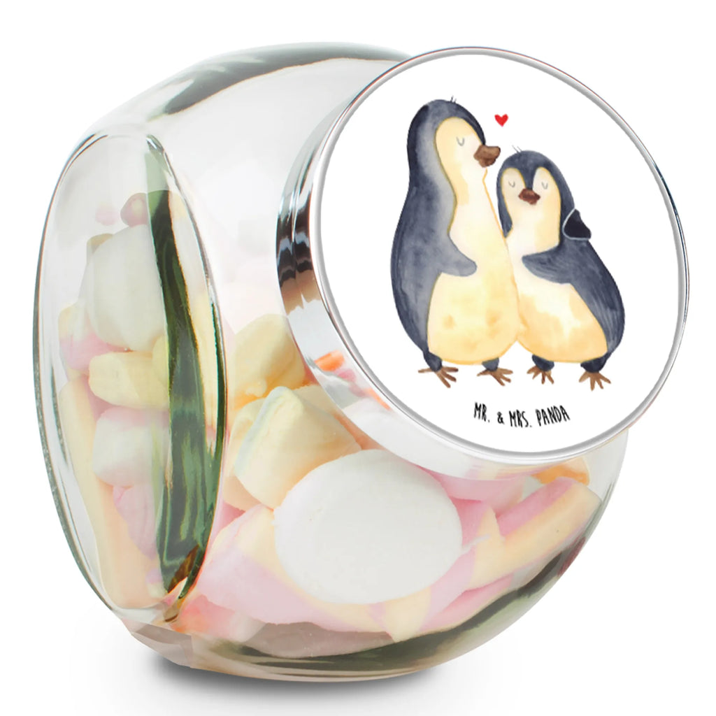 Bonbonglas Pinguine Einschlafen Vorratsdose, Vorratsbehälter, Süßigkeitenglas, Süßigkeitendose, Kaffeedose, Müslidose, Teedose, Keksbehälter, Keksedose, Glasdose, Glasbälter, Vorratsglas, Küchenbehälter, Aufbewahrungsdose, Aufbewahungsglas, Gewürzdose, Küchenorganizer, Snackdose, Liebe, Partner, Freund, Freundin, Ehemann, Ehefrau, Heiraten, Verlobung, Heiratsantrag, Liebesgeschenk, Jahrestag, Hocheitstag, Valentinstag, Geschenk für Frauen, Hochzeitstag, Mitbringsel, Geschenk für Freundin, Geschenk für Partner, Liebesbeweis, für Männer, für Ehemann