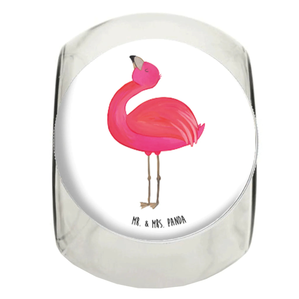 Bonbonglas Flamingo Stolz Vorratsdose, Vorratsbehälter, Süßigkeitenglas, Süßigkeitendose, Kaffeedose, Müslidose, Teedose, Keksbehälter, Keksedose, Glasdose, Glasbälter, Vorratsglas, Küchenbehälter, Aufbewahrungsdose, Aufbewahungsglas, Gewürzdose, Küchenorganizer, Snackdose, Flamingo, stolz, Freude, Selbstliebe, Selbstakzeptanz, Freundin, beste Freundin, Tochter, Mama, Schwester