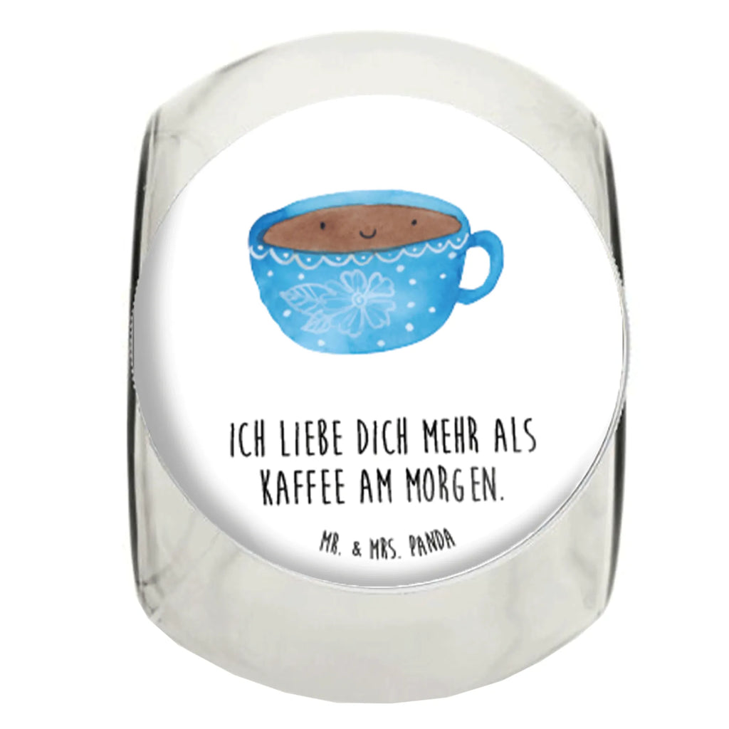 Bonbonglas Kaffee Tasse Vorratsdose, Vorratsbehälter, Süßigkeitenglas, Süßigkeitendose, Kaffeedose, Müslidose, Teedose, Keksbehälter, Keksedose, Glasdose, Glasbälter, Vorratsglas, Küchenbehälter, Aufbewahrungsdose, Aufbewahungsglas, Gewürzdose, Küchenorganizer, Snackdose, Tiermotive, Gute Laune, lustige Sprüche, Tiere, Kaffee, Tasse, Liebe, Geschmack, Genuss, Glücklich