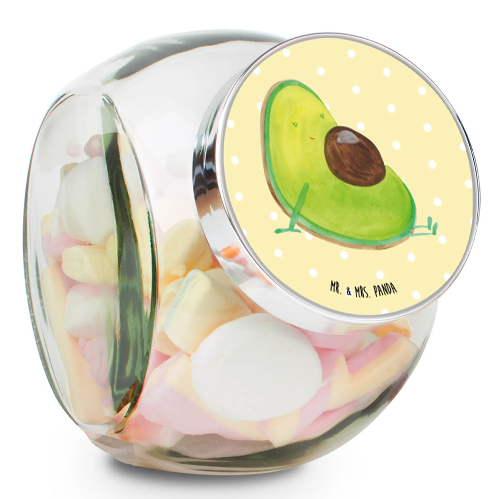 Bonbonglas Avocado schwanger Vorratsdose, Vorratsbehälter, Süßigkeitenglas, Süßigkeitendose, Kaffeedose, Müslidose, Teedose, Keksbehälter, Keksedose, Glasdose, Glasbälter, Vorratsglas, Küchenbehälter, Aufbewahrungsdose, Aufbewahungsglas, Gewürzdose, Küchenorganizer, Snackdose, Avocado, Veggie, Vegan, Gesund, schwanger, Schwangerschaft, Babyparty, Babyshower