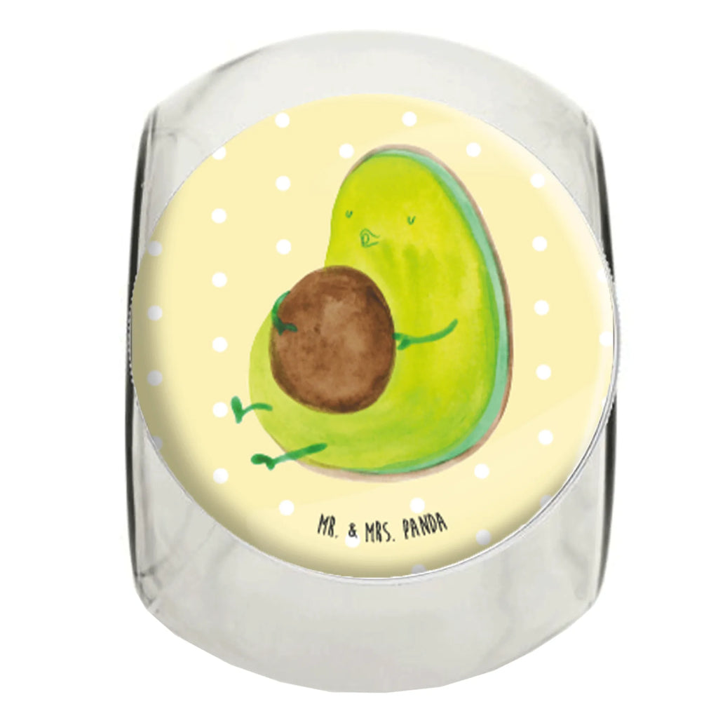 Bonbonglas Avocado pfeift Vorratsdose, Vorratsbehälter, Süßigkeitenglas, Süßigkeitendose, Kaffeedose, Müslidose, Teedose, Keksbehälter, Keksedose, Glasdose, Glasbälter, Vorratsglas, Küchenbehälter, Aufbewahrungsdose, Aufbewahungsglas, Gewürzdose, Küchenorganizer, Snackdose, Avocado, Veggie, Vegan, Gesund, Diät, Abnehmen, Ernährung, dick sein