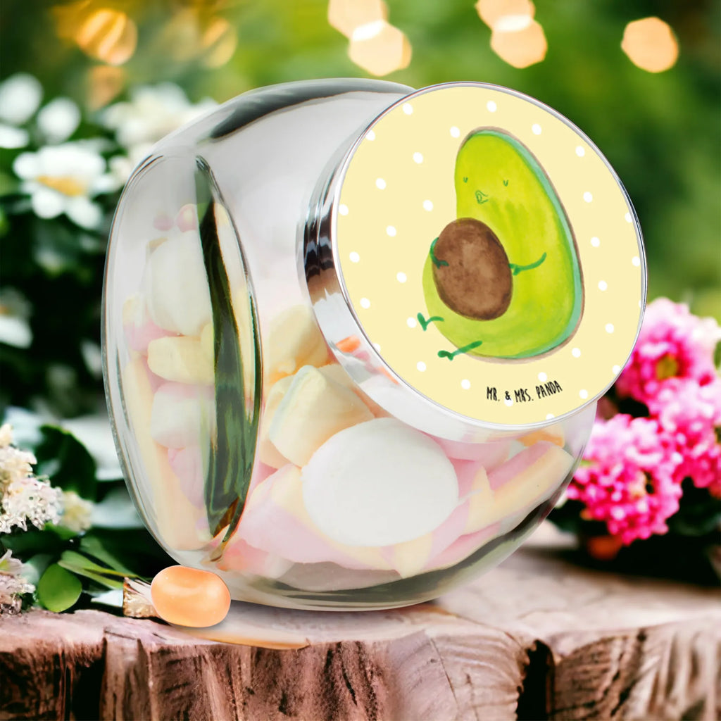 Bonbonglas Avocado pfeift Vorratsdose, Vorratsbehälter, Süßigkeitenglas, Süßigkeitendose, Kaffeedose, Müslidose, Teedose, Keksbehälter, Keksedose, Glasdose, Glasbälter, Vorratsglas, Küchenbehälter, Aufbewahrungsdose, Aufbewahungsglas, Gewürzdose, Küchenorganizer, Snackdose, Avocado, Veggie, Vegan, Gesund, Diät, Abnehmen, Ernährung, dick sein