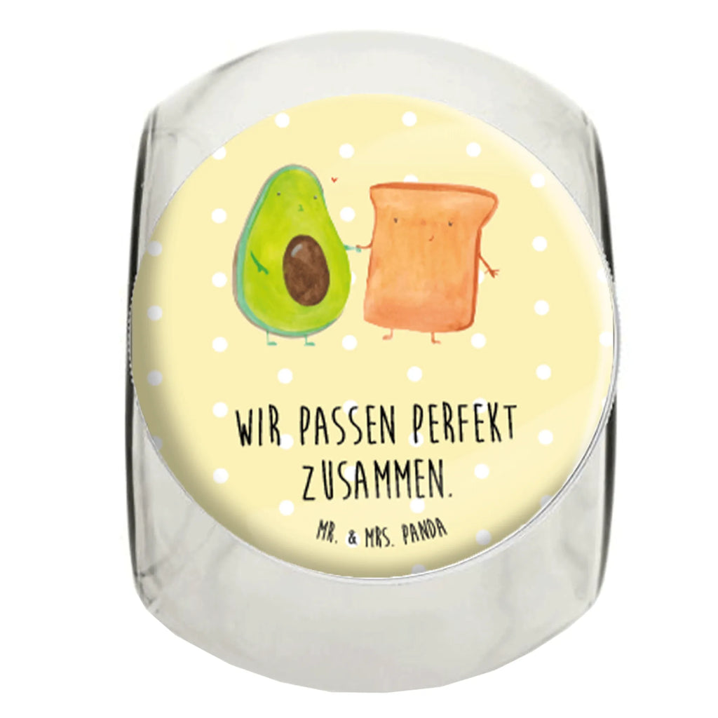 Bonbonglas Avocado + Toast Vorratsdose, Vorratsbehälter, Süßigkeitenglas, Süßigkeitendose, Kaffeedose, Müslidose, Teedose, Keksbehälter, Keksedose, Glasdose, Glasbälter, Vorratsglas, Küchenbehälter, Aufbewahrungsdose, Aufbewahungsglas, Gewürzdose, Küchenorganizer, Snackdose, Avocado, Veggie, Vegan, Gesund, Toast, Toastbrot, Liebespaar, Pärchen, Freund, Freundin, Verlobt, Verlobungsparty, Hochzeit, Hochzeitsgeschenk, Jahrestag, Jahrestagsgeschenk